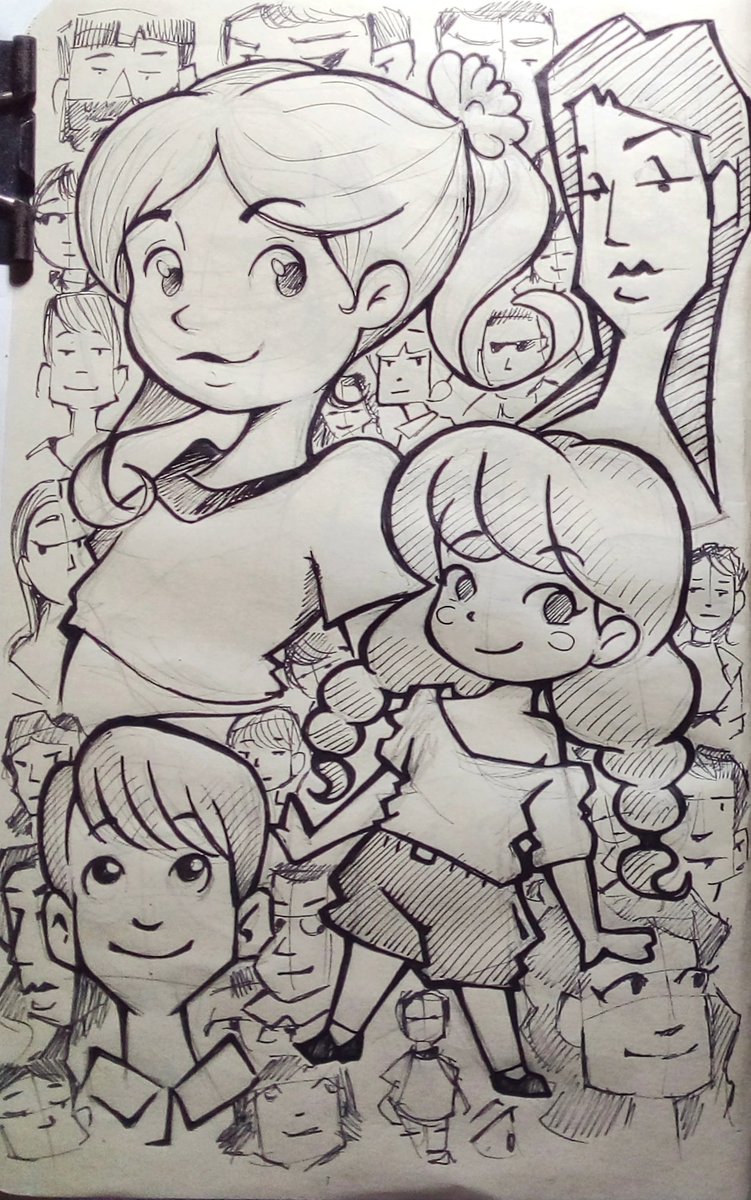 DesenhosdoEstev's tweet photo. Estudando arte final, ainda tentando encher á página inteira.
#caneta #artfinal #desenho https://t.co/4LcHeGNk8J