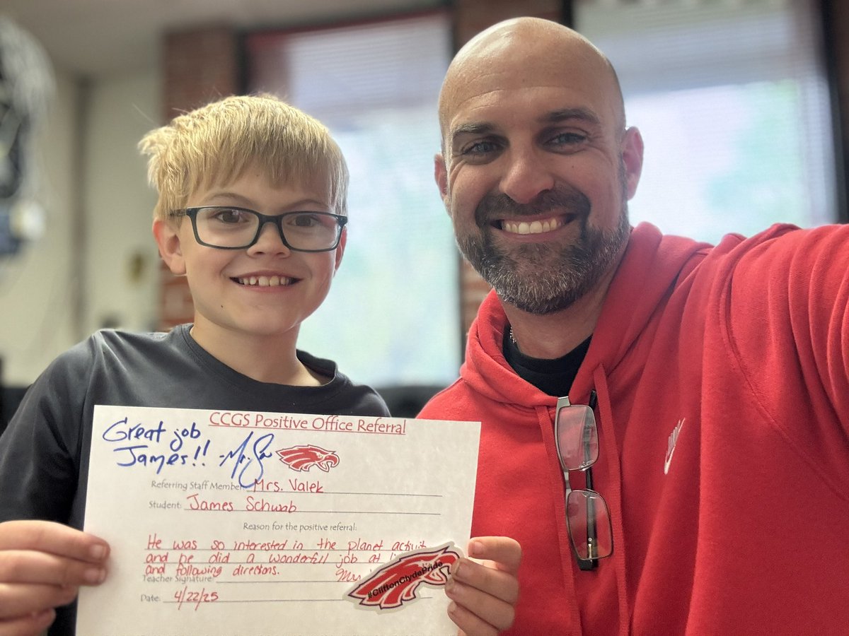 Soaking in all the knowledge about the Solar System during the Planetarium exhibit earned this guy a #PositiveOfficeReferral!! #CliftonClydePride