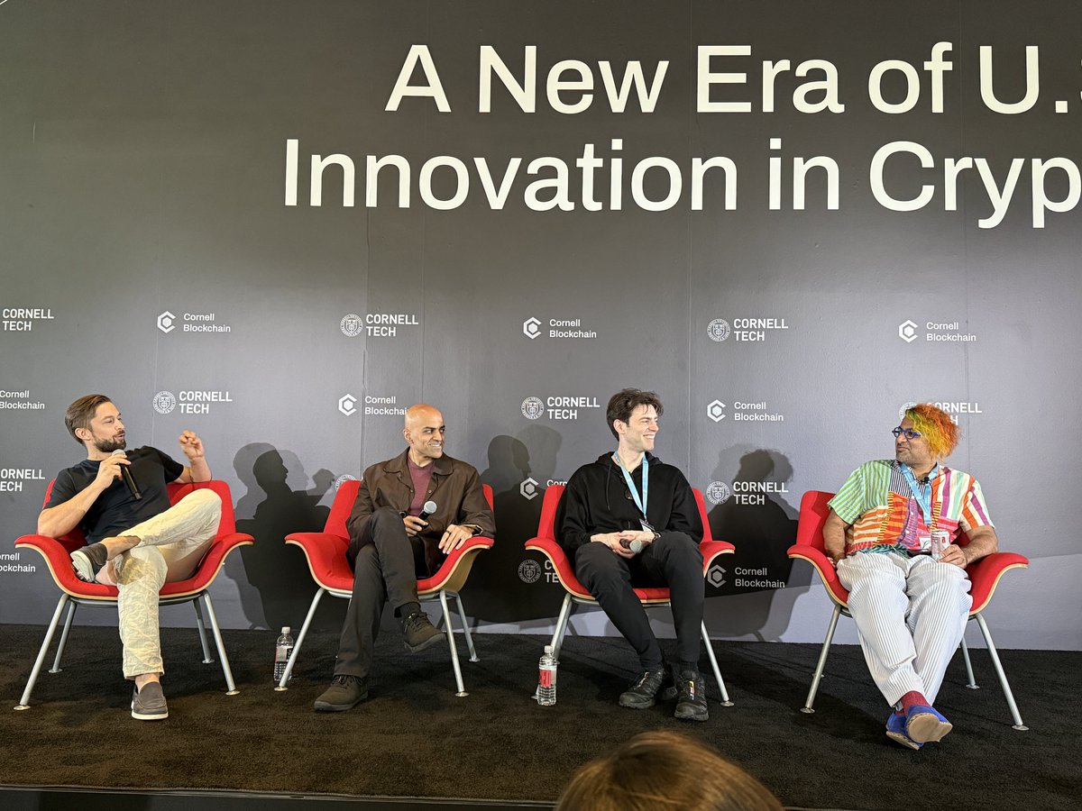Muyao @muyaoshen.bsky.social (@muyaoshen) on Twitter photo Watching The Chopping Block live the first time at the Cornell blockchain conference in NYC, and everyone looks exactly like they are on TV except <a href="/rleshner/">Robert Leshner</a> Watching The Chopping Block live the first time at the Cornell blockchain conference in NYC, and everyone looks exactly like they are on TV except <a href="/rleshner/">Robert Leshner</a>