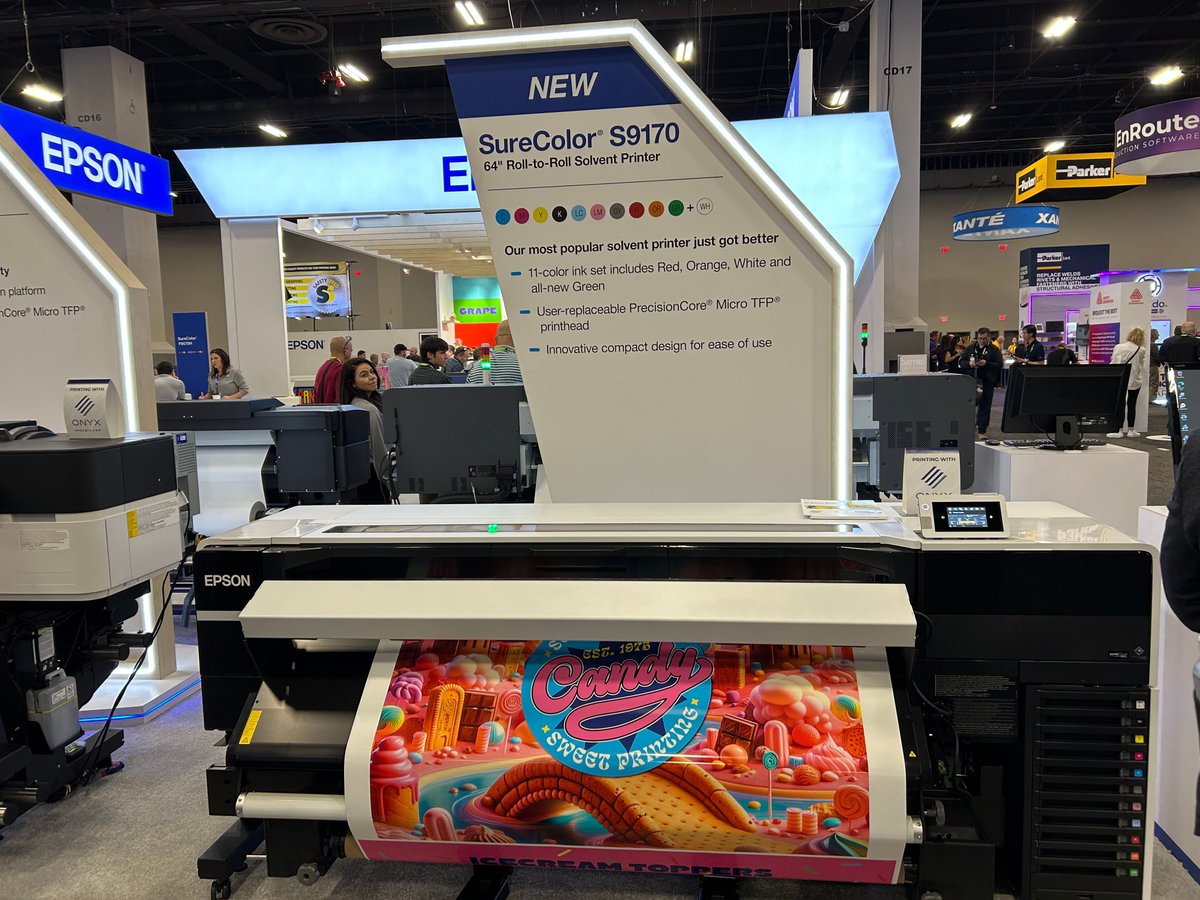 Digital Output (@do_magazine) on Twitter photo It's a sweet life over at the <a href="/EpsonAmerica/">Epson America</a> booth at #ISASignExpo2025, with candy treats, the new DTF SureColor G6070, and new SureColor S9170 all on display. Visit them this week at booth 2216.
#isasignexpo It's a sweet life over at the <a href="/EpsonAmerica/">Epson America</a> booth at #ISASignExpo2025, with candy treats, the new DTF SureColor G6070, and new SureColor S9170 all on display. Visit them this week at booth 2216.
#isasignexpo