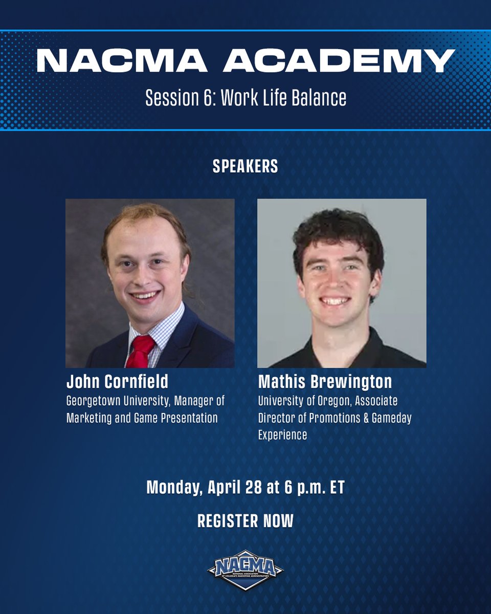NACMA News (@nacmanews) on Twitter photo Burnout? Balance? Career growth? We’re covering it all.
Join #NACMA Academy Session 6: Resumes | Work-Life Balance and real talk on building your career and protecting your peace.
🗣️ <a href="/john_cornfield_/">John Cornfield</a> and <a href="/mbrewington20/">Mathis Brewington</a>
📅 Monday, April 28 at 6PM ET
🔗 us06web.zoom.us/meeting/regist… Burnout? Balance? Career growth? We’re covering it all.
Join #NACMA Academy Session 6: Resumes | Work-Life Balance and real talk on building your career and protecting your peace.
🗣️ <a href="/john_cornfield_/">John Cornfield</a> and <a href="/mbrewington20/">Mathis Brewington</a>
📅 Monday, April 28 at 6PM ET
🔗 us06web.zoom.us/meeting/regist…