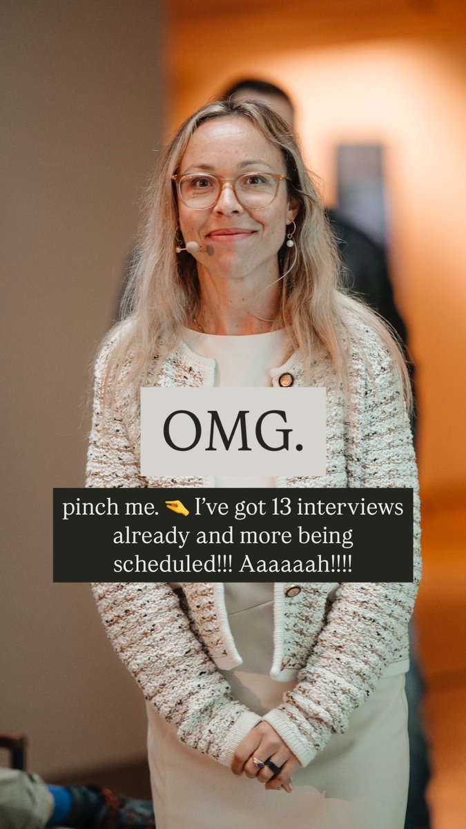 dee_centralized's tweet image. To say THANK YOU would not be enough 😭🙏❤️ 13 interviews!!!

Friends. YOU did this. It’s beginning to look like I have options. 

I really want my next role to be a longer one that I’m obsessed with. So I’m going to talk to everyone who hits me up &amp;amp; listen to my gut.🥹 

DM! 💌