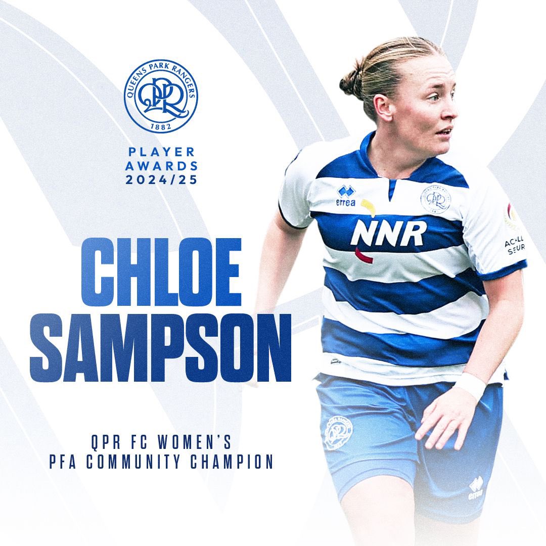 QPRWFC's tweet image. Community @PFA Champion of the Year 🏅