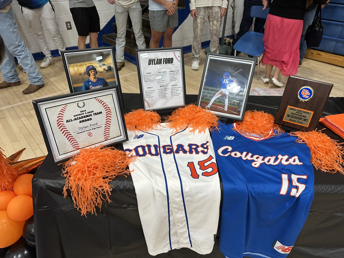 Congratulations to OF/P Dylan Ford who signed his letter of intent to play baseball on scholarship at Milligan University! We are proud of you Dylan! It’s great to be a Campbell County Cougar!
