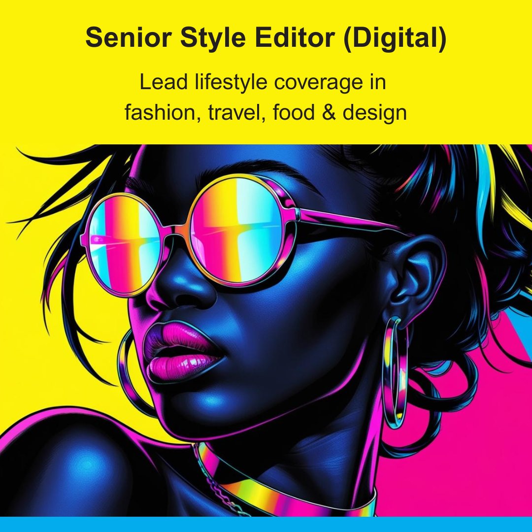 📢 The Globe and Mail is hiring a Senior Style Editor (Digital) to lead lifestyle coverage across fashion, travel, food, and design.

📍 Toronto | Hybrid
🗓️ Apply now
🔗 globeandmail.com/careers

#MediaJobs #JournalismJobs #StyleEditor