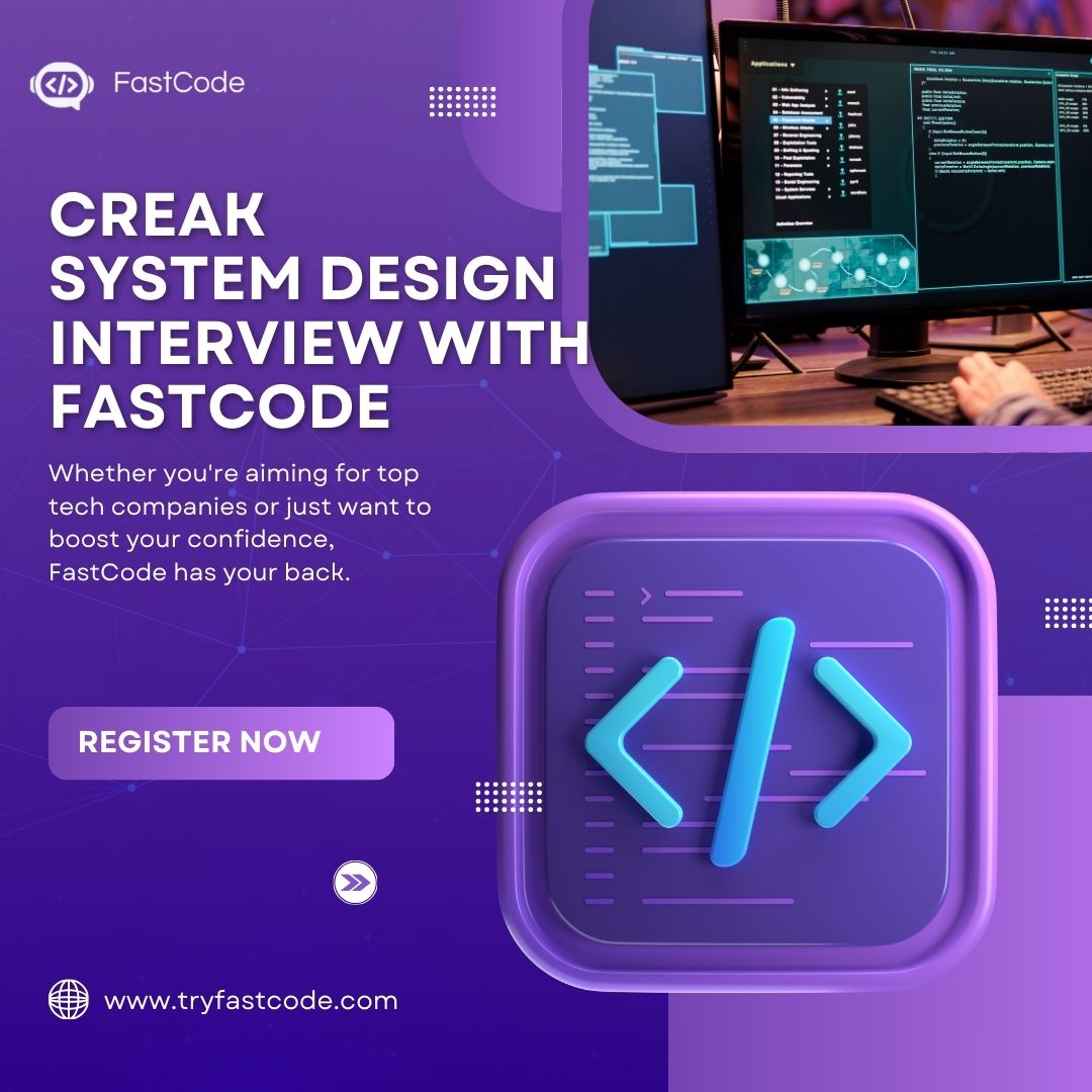 tryfastcode's tweet image. Crack system design interviews with ease.
FastCode makes prep simple, fast & invisible.
👉 tryfastcode.com
#SystemDesign #TechPrep #FastCode