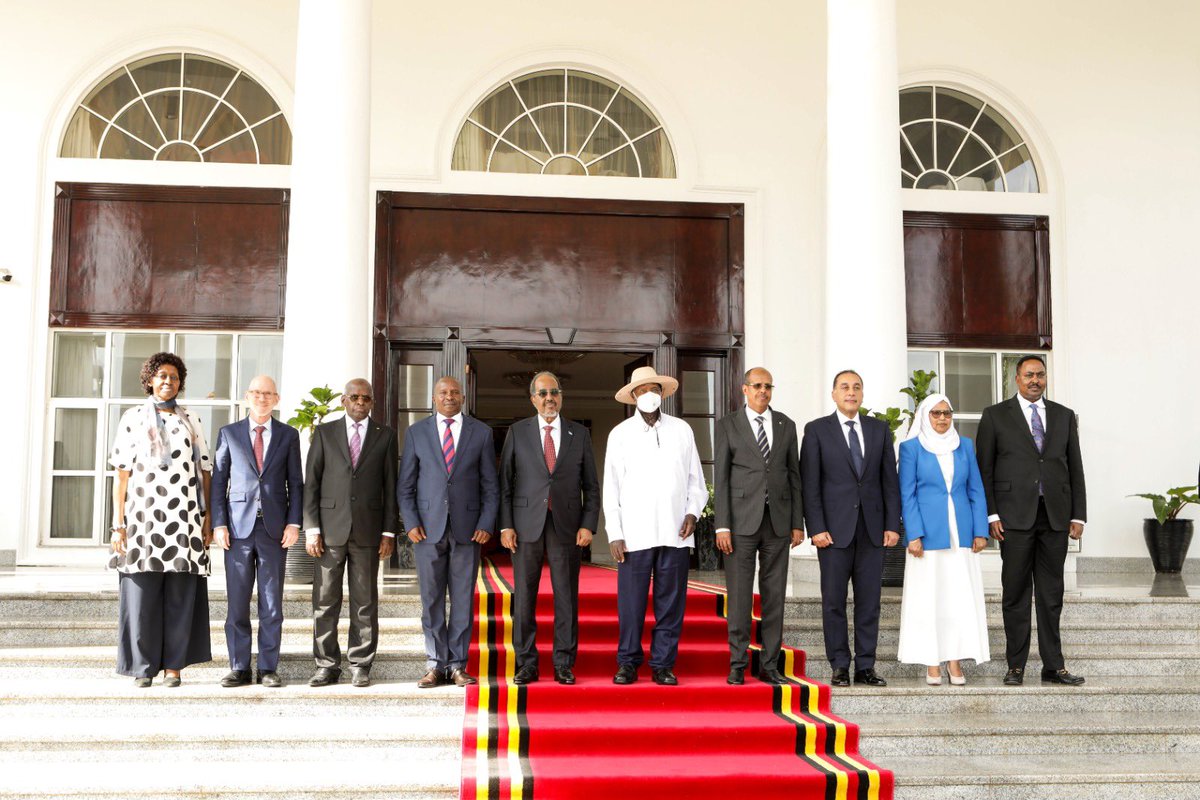 IGAD Secretariat (@igadsecretariat) on Twitter photo Today, IGAD participated in the Extraordinary Summit of Troop Contributing Countries (TCCs) to the African Union Support and Stabilization Mission in Somalia (AUSSOM), held in Entebbe, Uganda.
H.E. <a href="/DrWorkneh/">Dr Workneh Gebeyehu</a>, IGAD Executive Secretary, underscored the critical role of TCCs, Today, IGAD participated in the Extraordinary Summit of Troop Contributing Countries (TCCs) to the African Union Support and Stabilization Mission in Somalia (AUSSOM), held in Entebbe, Uganda.
H.E. <a href="/DrWorkneh/">Dr Workneh Gebeyehu</a>, IGAD Executive Secretary, underscored the critical role of TCCs,