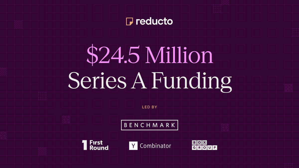 reductoai's tweet image. We’re excited to announce our $24.5M Series A led by @benchmark and backed by other world class investors like @firstround, @BoxGroup, and @ycombinator to build the future of document infrastructure.
From parsing millions of real-world documents to helping the best AI teams…
