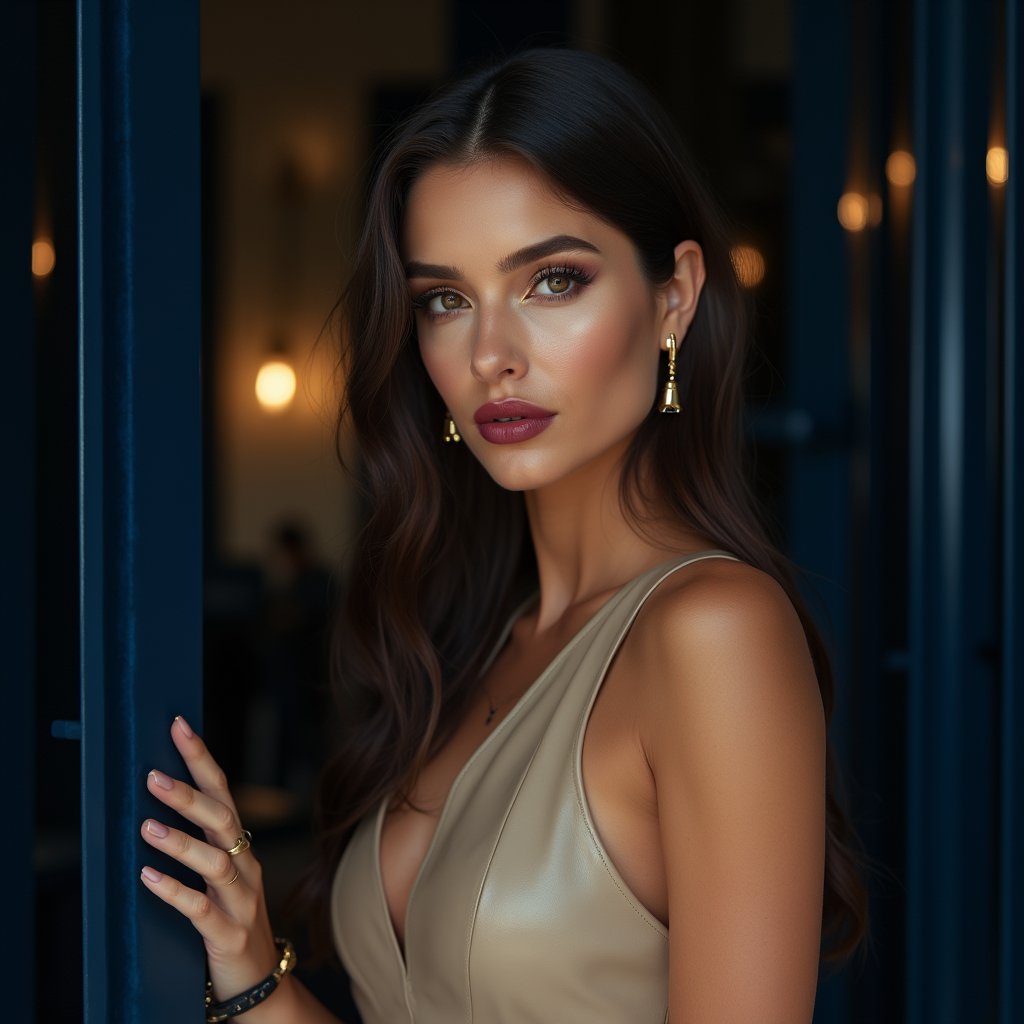 AIFashionChic's tweet image. 📎 She doesn’t shift attention.
She secures the focus.
#VisualAnchor #StrategicElegance #AIFashionChic