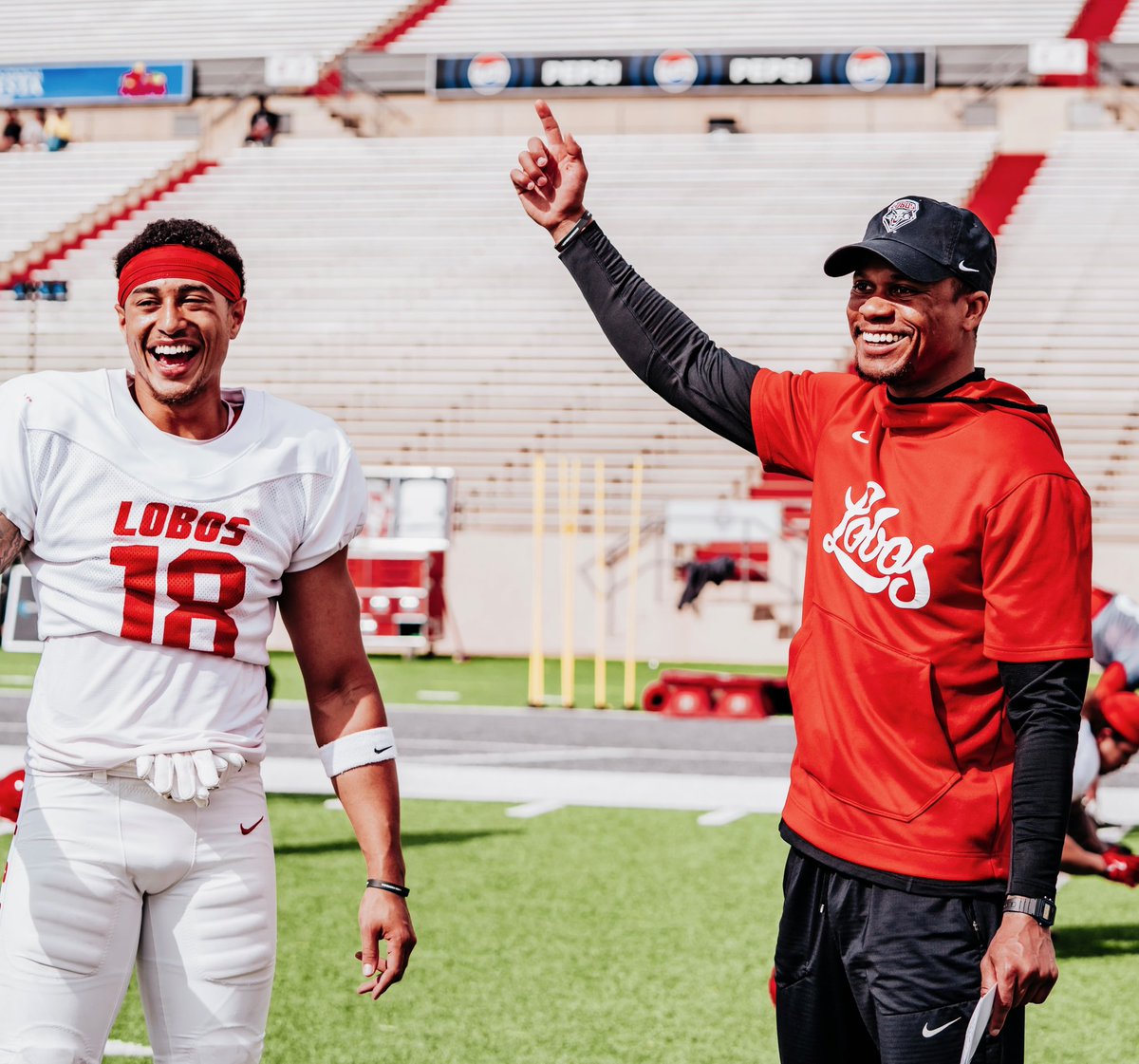 Coach Lock ๐ (@colinlockett15) on Twitter photo Canโt you tell weโre having fun on this side? The grass is green where itโs watered & this energy is contagious โผ๏ธFeaturing <a href="/KDiop612/">Kader Diop</a> & the rest of the Wideout Gang #LockTalk #LoboUp Canโt you tell weโre having fun on this side? The grass is green where itโs watered & this energy is contagious โผ๏ธFeaturing <a href="/KDiop612/">Kader Diop</a> & the rest of the Wideout Gang #LockTalk #LoboUp