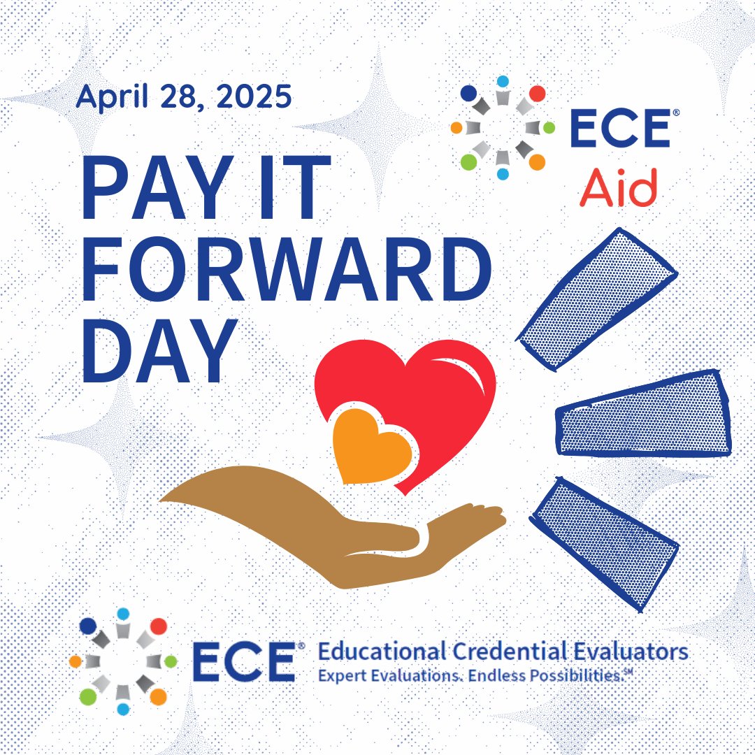 Did you know #ECEAid is funded through #ECE revenue? This allows us to focus on providing as many fee waivers per year as possible while also not using valuable resources for fundraising. It also shows our commitment as an organization to #PayitForward to #refugees and others.