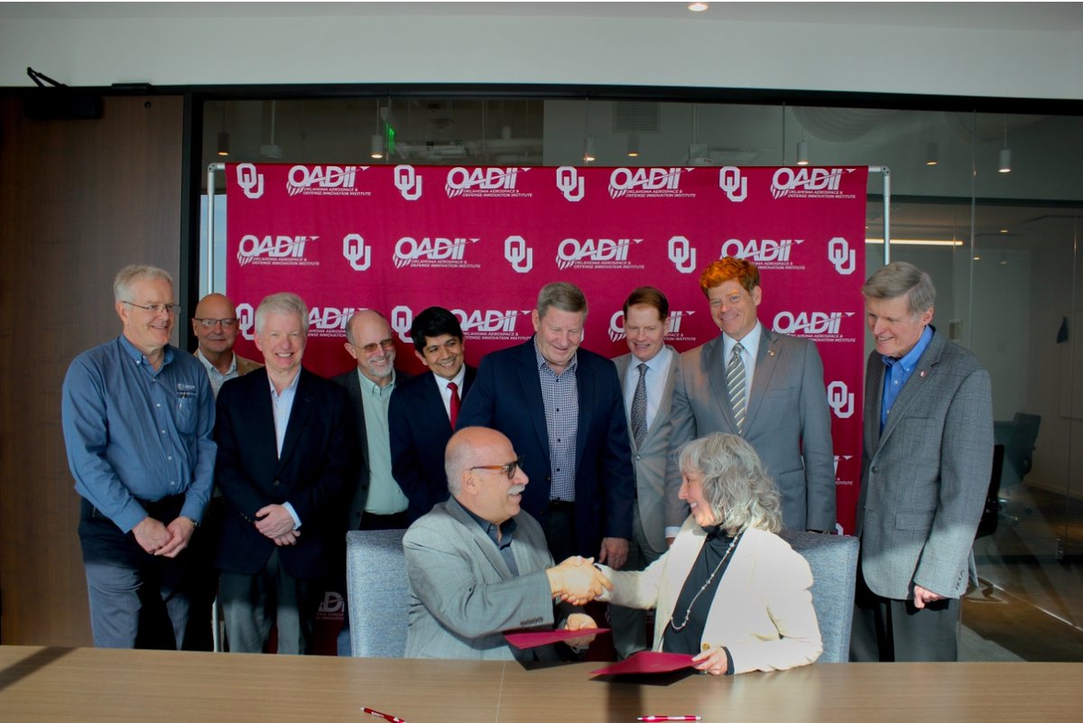 University of Oklahoma (@uofoklahoma) on Twitter photo NEWS: OU and <a href="/ORNL/">Oak Ridge Lab</a>, the Department of Energy’s largest multi-program science and energy laboratory, have entered a strategic collaboration to establish a cutting-edge additive manufacturing center based in Norman.
The new center will focus on pioneering metal additive NEWS: OU and <a href="/ORNL/">Oak Ridge Lab</a>, the Department of Energy’s largest multi-program science and energy laboratory, have entered a strategic collaboration to establish a cutting-edge additive manufacturing center based in Norman.
The new center will focus on pioneering metal additive