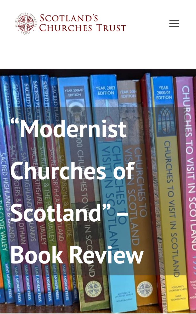 the modernist® (@modernistmag) on Twitter photo Of our recent book 'Modernist Churches of Scotland' ... this is what the <a href="/SChurchesTrust/">Scotland's Churches Trust</a> thought.. scotlandschurchestrust.org.uk/blog/book-revi… Of our recent book 'Modernist Churches of Scotland' ... this is what the <a href="/SChurchesTrust/">Scotland's Churches Trust</a> thought.. scotlandschurchestrust.org.uk/blog/book-revi…