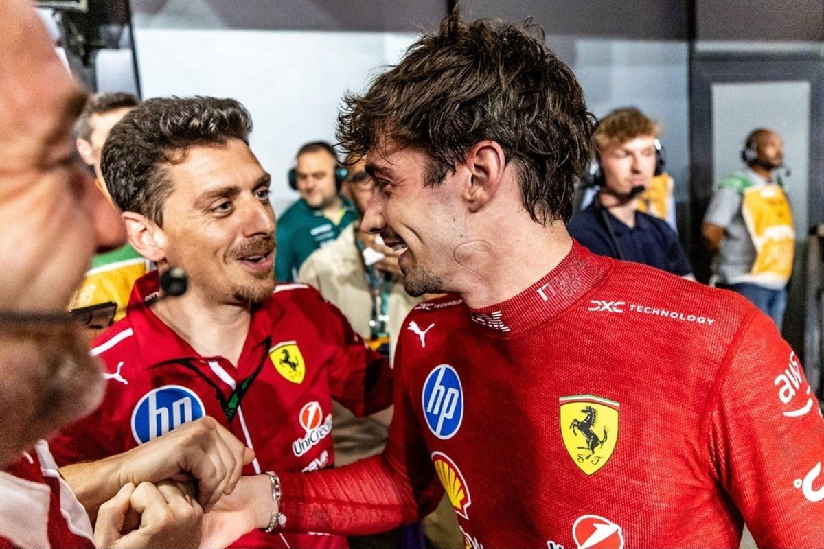 some unseen pics of charles with the team in saudi 🥹🥹 he was so happyyy