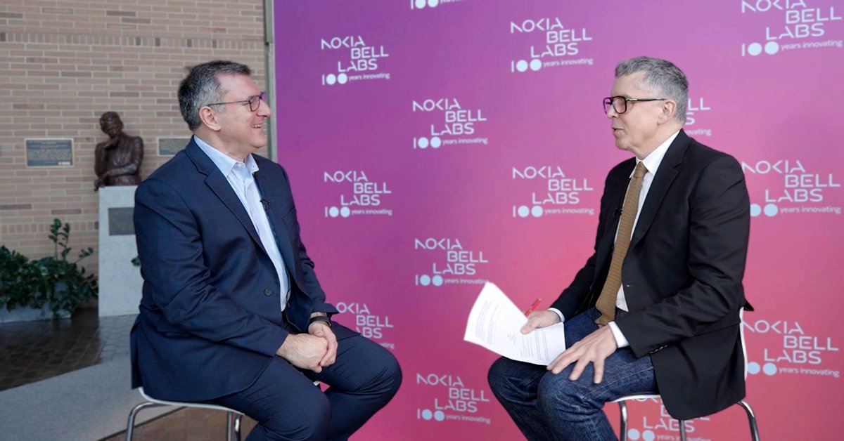 Bell Labs (@belllabs) on Twitter photo 🤖 Speaking to <a href="/FierceNetwork_/">Fierce Network</a> TV’s Steve Saunders, our <a href="/thierry_klein/">Thierry Klein</a> explains our vision for industrial #AI.
Watch the full interview to see how AI will revolutionize enterprise and mission-critical applications...
Watch it here: nokia.ly/44NZT2q
#BellLabs #Industry 🤖 Speaking to <a href="/FierceNetwork_/">Fierce Network</a> TV’s Steve Saunders, our <a href="/thierry_klein/">Thierry Klein</a> explains our vision for industrial #AI.
Watch the full interview to see how AI will revolutionize enterprise and mission-critical applications...
Watch it here: nokia.ly/44NZT2q
#BellLabs #Industry