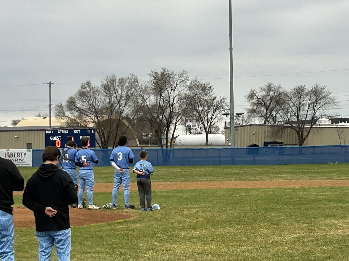 Thank you <a href="/becker_baseball/">Becker Baseball</a> for including the <a href="/BeckerBaseball/">Youth Baseball</a> players w/ your program! Drew was SO EXCITED to get to stand next to <a href="/GeradHanle/">GERAD HANLE</a> for the anthem and throw out the first pitch!! It made his night and a special memory for  <a href="/NoDoubt07/">Becky Graning</a> and I!! 
Awesome walk off win also!