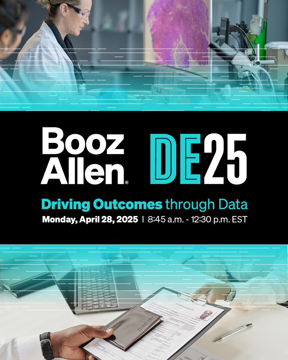 BoozAllen's tweet image. Achieving full #DataEnablement will require federal agencies to wholly transform their approach to IT. With decades of experience helping agencies modernize their technology portfolios, #BoozAllen is ready to help federal missions unlock data’s power to advance the nation.…