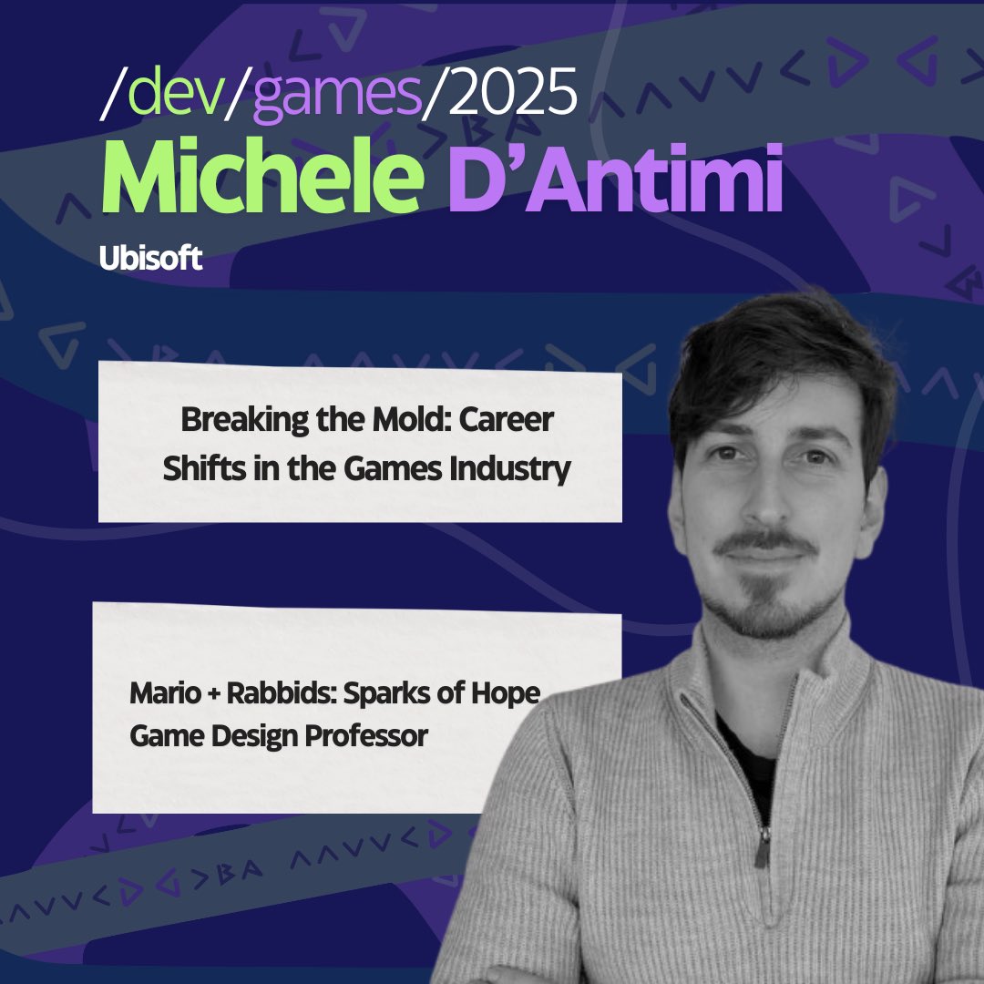 AndreaTux's tweet image. Tris today - join Eleonora, Fabrizio and Michele at /Dev/Games/ conference, they will be talking about career shifts in the game industry.
More info and tickets at:
devgames.org/en/
#gamedev