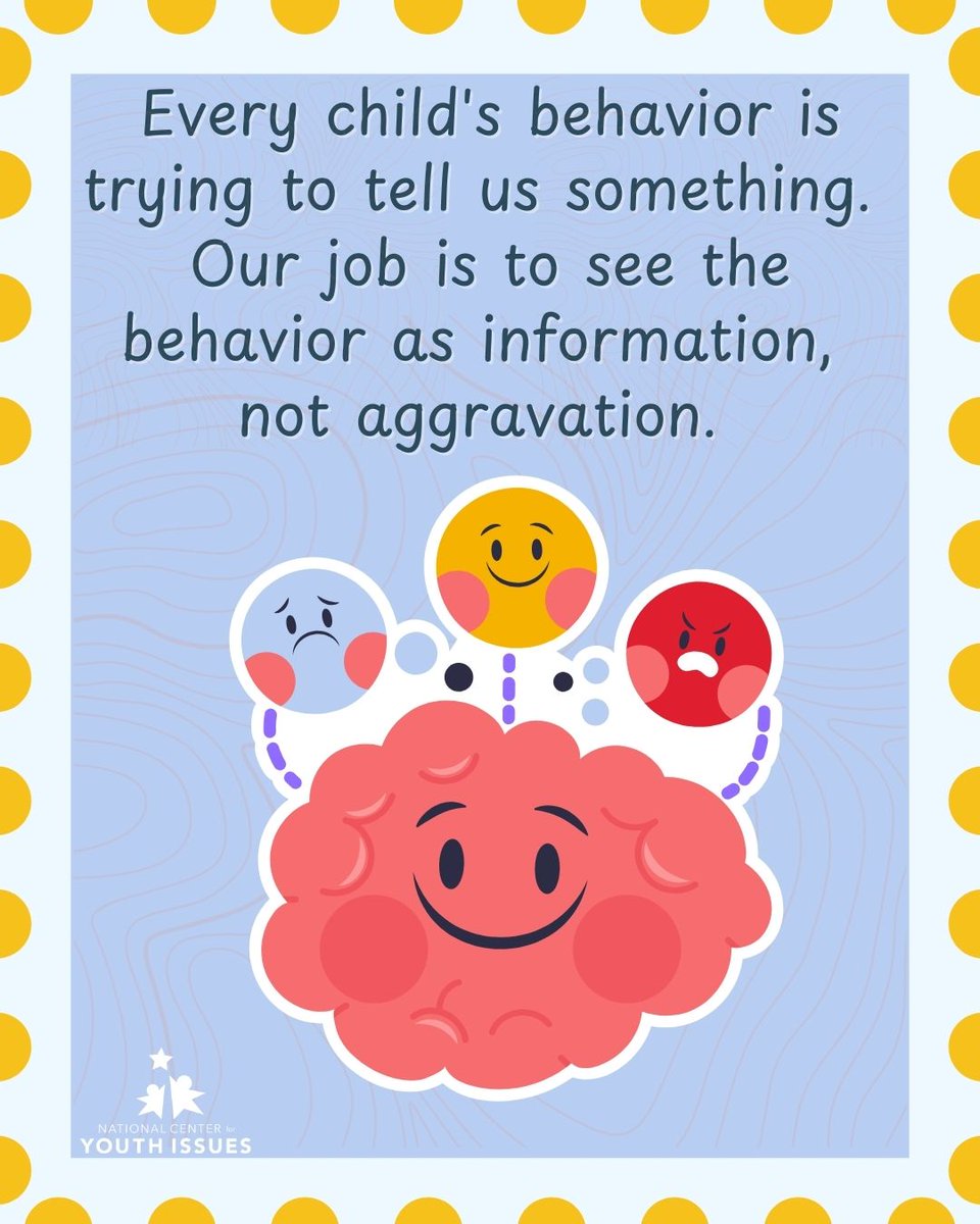 NCYI's tweet image. We&apos;ve all been there – that moment when a child&apos;s behavior feels like pure aggravation. But this reminds us to pause and listen. To truly see the information behind the action. It&apos;s a powerful shift.
#UnderstandingKids #BehaviorChange #EducationForAll #ParentingSupport