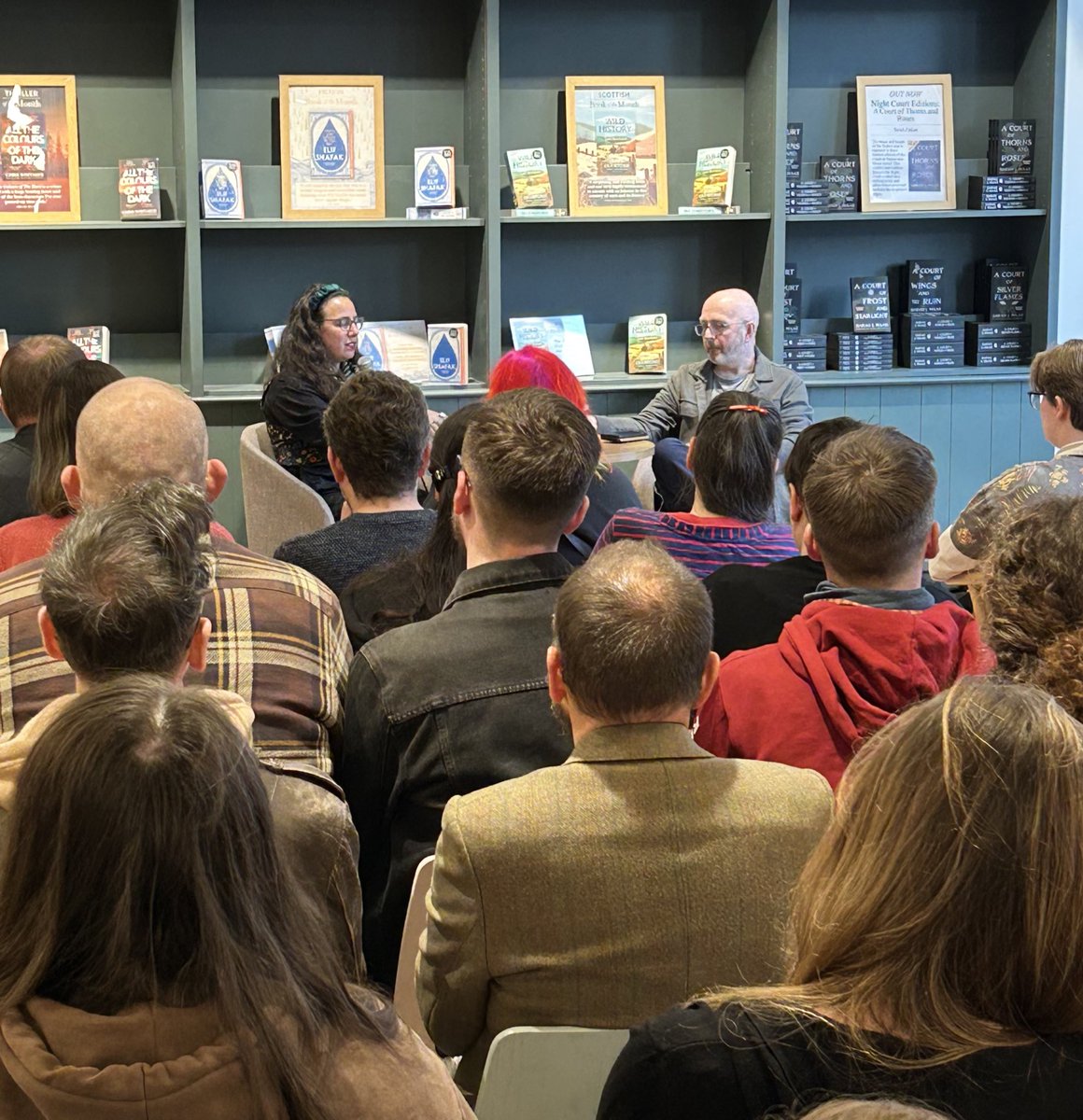 Waterstones Glasgow Argyle St (@wstonesargylest) on Twitter photo Full house tonight for <a href="/tithenai/">Amal El-Mohtar</a> talking fairytales, folklore, & family in her new book The River Has Roots! 🧚🏻♂️
Check out our upcoming events here - waterstones.com/events/search/… Full house tonight for <a href="/tithenai/">Amal El-Mohtar</a> talking fairytales, folklore, & family in her new book The River Has Roots! 🧚🏻♂️
Check out our upcoming events here - waterstones.com/events/search/…