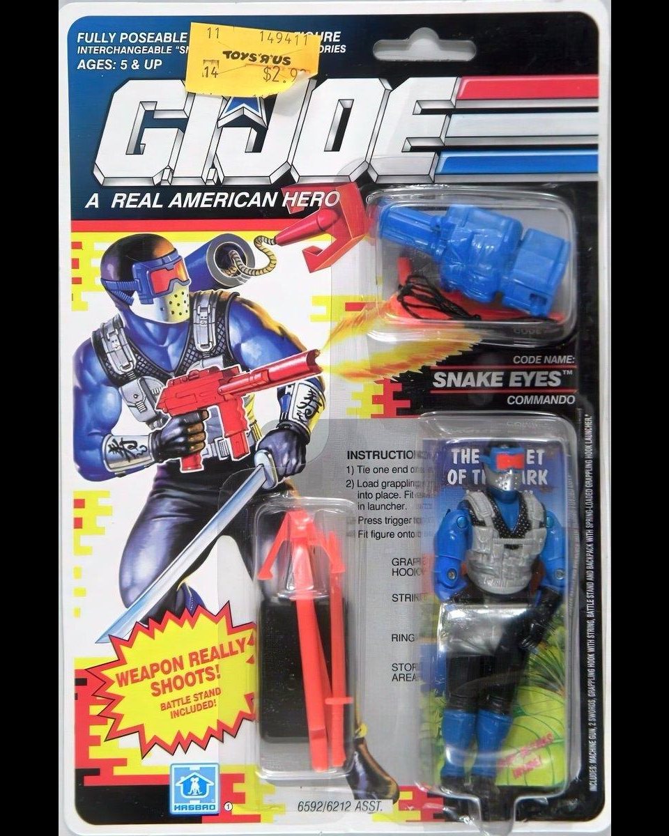 Commando. Code Name: SNAKE EYES. Version 4 first appeared on toy store shelves in 1990.

ROLL CALL: Have him / had him / want him?!
