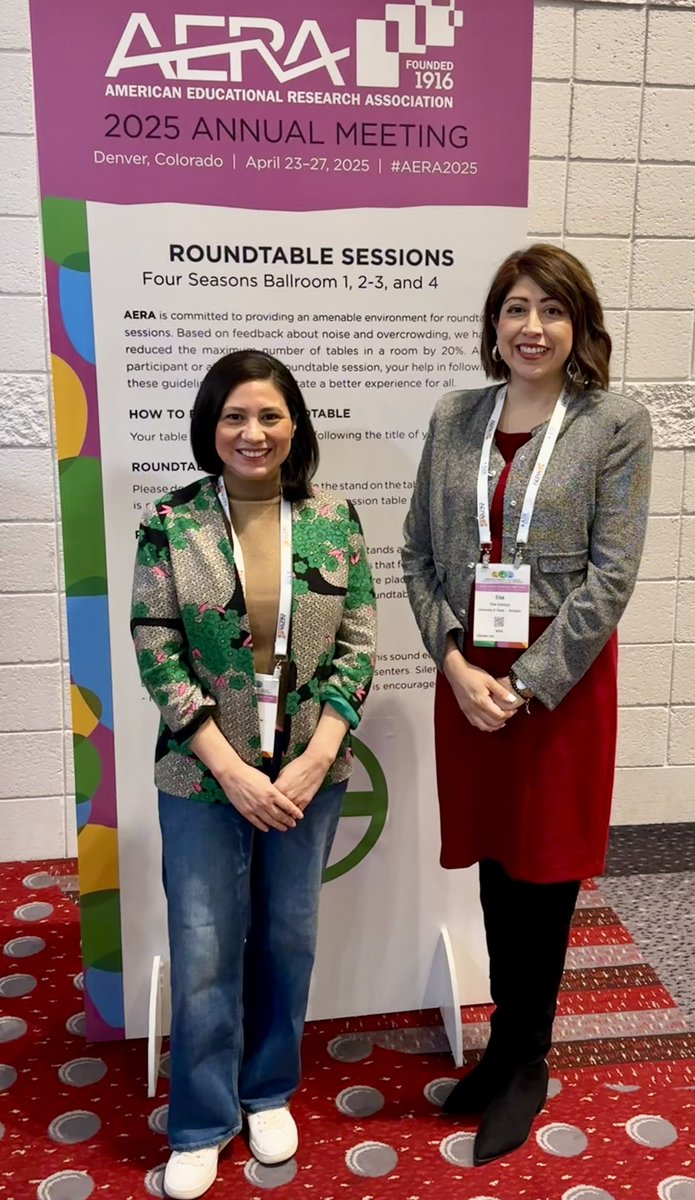 This morning I had the pleasure of presenting with <a href="/LightdelCarmen/">Carmen Serrata, PhD</a> on NC Latiné college students’ engagement in equity &amp; social justice issues at #AERA2025 .  <a href="/UTAeducation/">UTA College of Education</a> <a href="/UTArlington/">The University of Texas at Arlington</a> #Denver