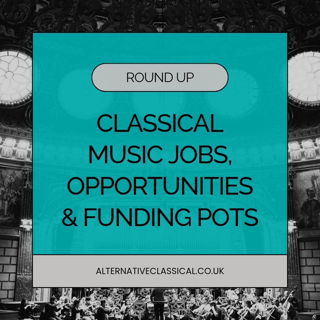 This week's opportunities include:

📖 Freelance orchestra librarian 
🎤 Music awards host &amp; presenter
🎫 Casual tour guide at opera house

alternativeclassical.co.uk/arts-jobs

#artsjobs