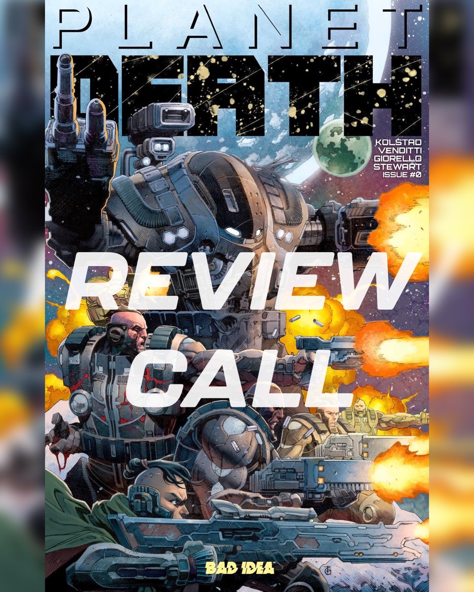 📢Calling All Comic Reviewers -- Review the Record-Smashing PLANET DEATH #0!

We have NEVER sent out advance PDFs of any BAD IDEA release. But with PLANET DEATH #0 sporting a mind-boggling print run of 909,560 copies, we're ready to celebrate this milestone by sending out our