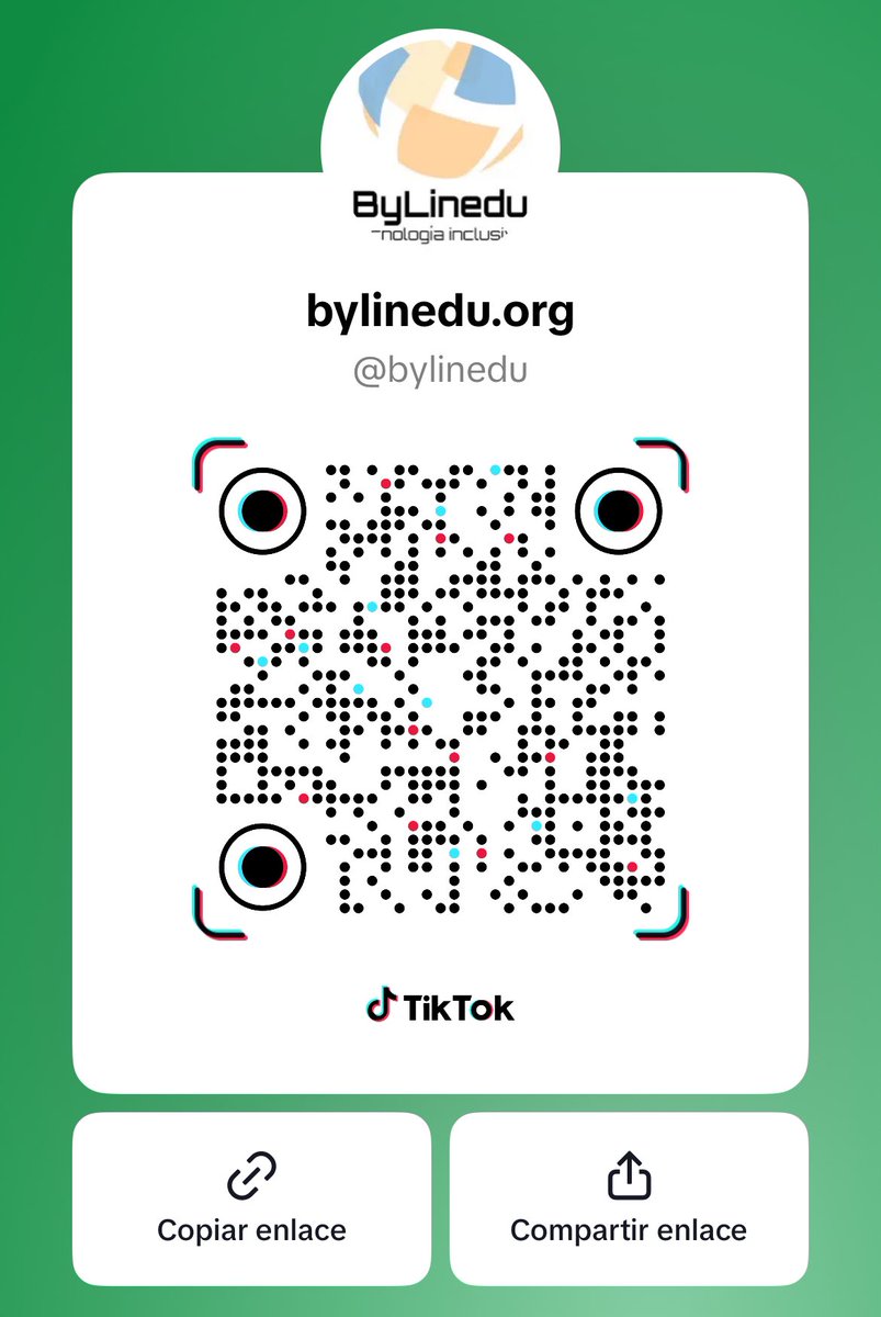 Probamos TikTok 
¿Nos sigues?
tiktok.com/@bylinedu?_t=Z…