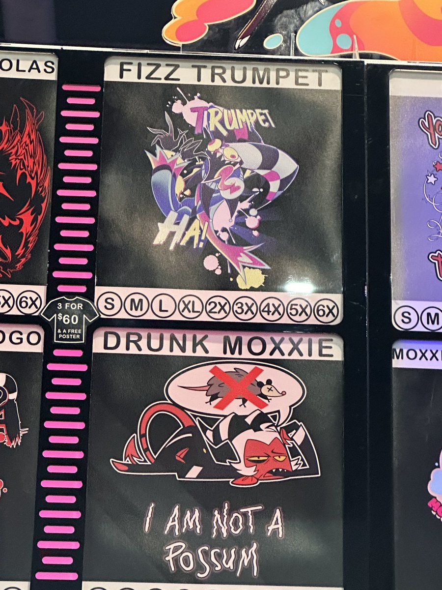 nesspenguin89's tweet image. Fizz and moxxie shirts 🤩🤩🤩
#HelluvaBoss #sharkrobot