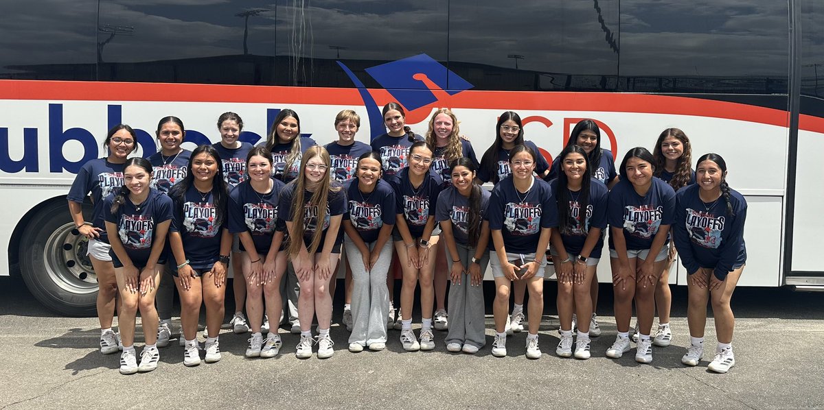 MHS Softball (@ladyplainsmensb) on Twitter photo Itโs ๐ฅ ๐ time!
Off to Big Spring for Game 1 of the Bi-District Playoffs vs Abilene Wylie
#BeYourBesttoBetheBest
#ChampionshipMindset
<a href="/AthleticsLISD/">Lubbock ISD Athletics</a> <a href="/montereyhs/">Monterey High School</a> @monterey_sports <a href="/RandyRosetta/">Randy Rosetta</a> <a href="/pchristy11/">Pete Christy</a> <a href="/TXPrepSoftball/">Texas Prep Softball</a> <a href="/byStephenGarcia/">Stephen Garcia</a> @LoneStarVarsity Itโs ๐ฅ ๐ time!
Off to Big Spring for Game 1 of the Bi-District Playoffs vs Abilene Wylie
#BeYourBesttoBetheBest
#ChampionshipMindset
<a href="/AthleticsLISD/">Lubbock ISD Athletics</a> <a href="/montereyhs/">Monterey High School</a> @monterey_sports <a href="/RandyRosetta/">Randy Rosetta</a> <a href="/pchristy11/">Pete Christy</a> <a href="/TXPrepSoftball/">Texas Prep Softball</a> <a href="/byStephenGarcia/">Stephen Garcia</a> @LoneStarVarsity