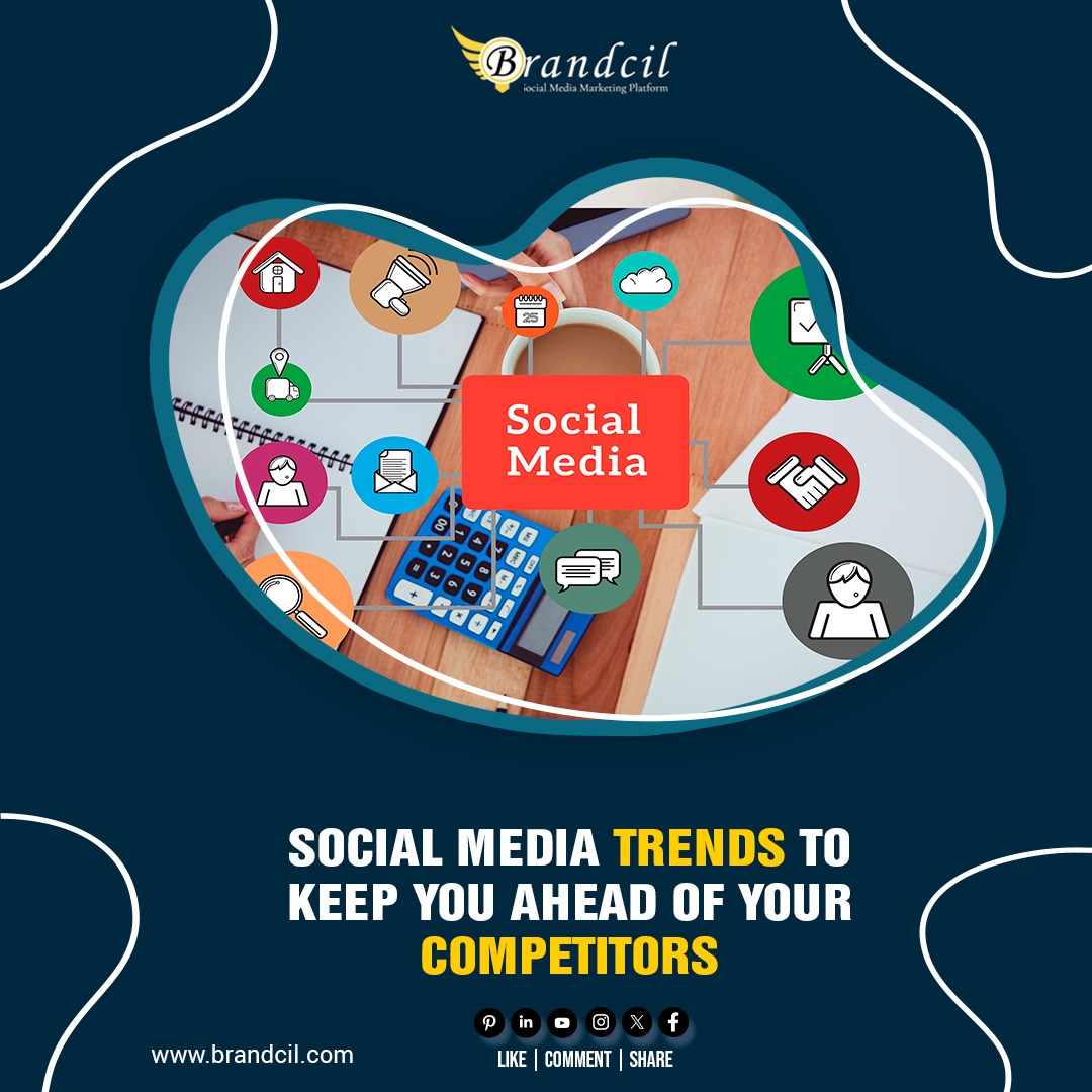 Brandcil1's tweet photo. 𝙎𝙩𝙖𝙮 𝙖𝙝𝙚𝙖𝙙 𝙤𝙛 𝙩𝙝𝙚 𝙘𝙤𝙢𝙥𝙚𝙩𝙞𝙩𝙞𝙤𝙣! 

✅Brandcil provides hand-picked, relevant trends, curated especially for your business.
✅Get the latest social media trends across various platforms.
✅Using popular trends leads to higher engagement rates and better brand visibility.
✅Brandcil's easy-to-use interface increases customer reach and ROI(return on investment).

#Brandcil #ContentCreation #VideoMarketing #ViralTrends #SocialMediaSuccess #EngagementBoost #Update #UpdateNews #instagram #x #linkedinmarketing #facebook #ROI
