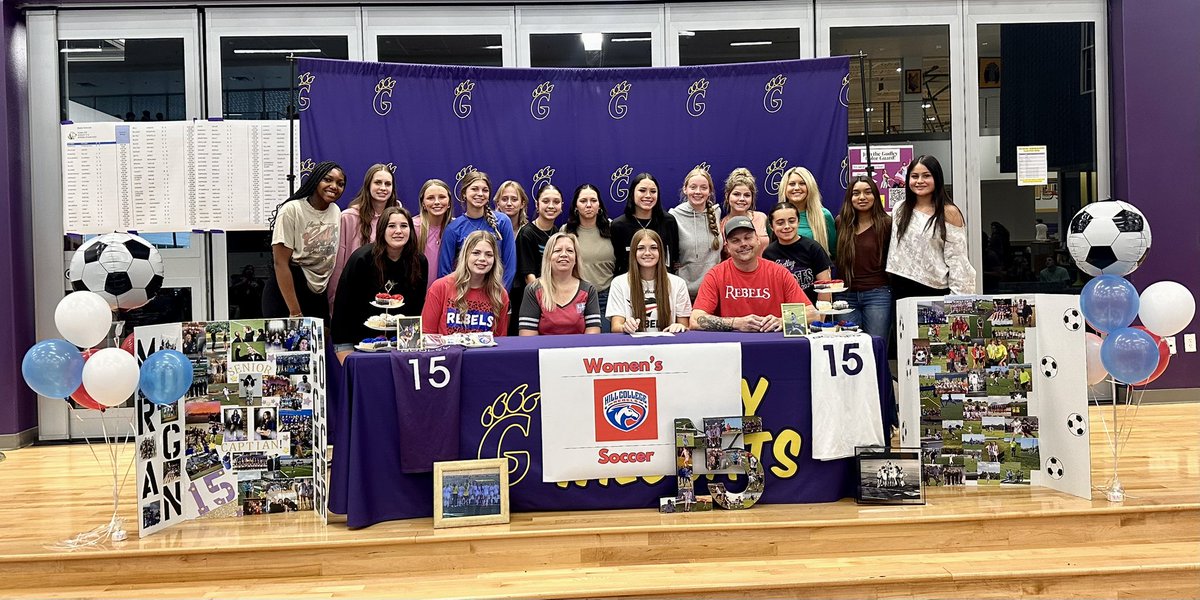 godley_soccer's tweet photo. Congrats to our Senior Captain,  Morgan Cummings,  for her commitment to Hill College! So proud of you #15!!! https://t.co/VodWuqp6s3