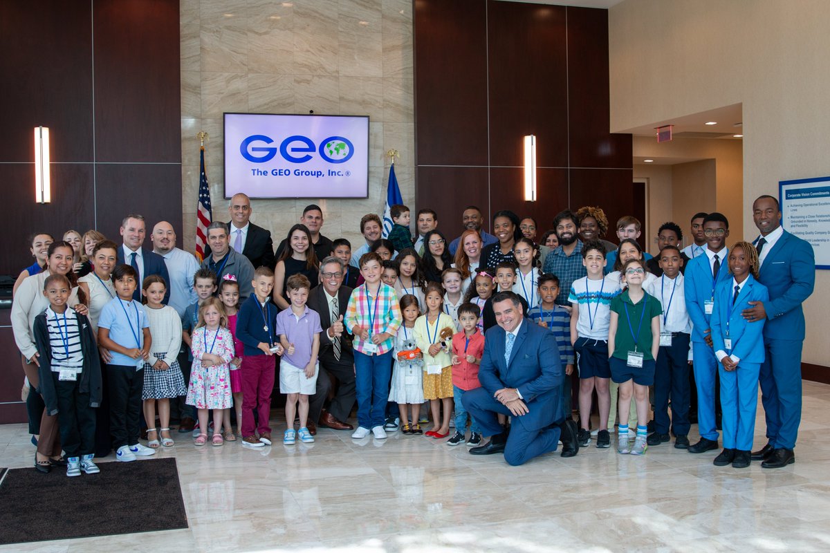 Yesterday was Bring your Kids to Work Day. This year, employees at GEO’s Corporate Office brought their kids in to connect with role models in different fields, gaining experiences that make their future goals feel attainable &amp; exciting. We offered goodie bags, &amp; a pizza party.