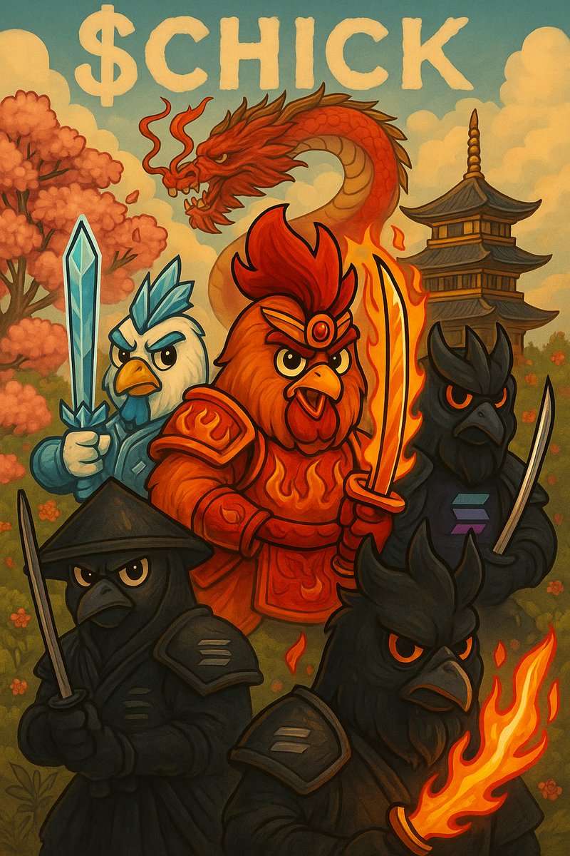 🐣🔥 The $CHICK warriors have awakened.
The dragon is here. The battle begins.
Prepare to join the legend... or be crushed.
A new era is dawning on Solana.