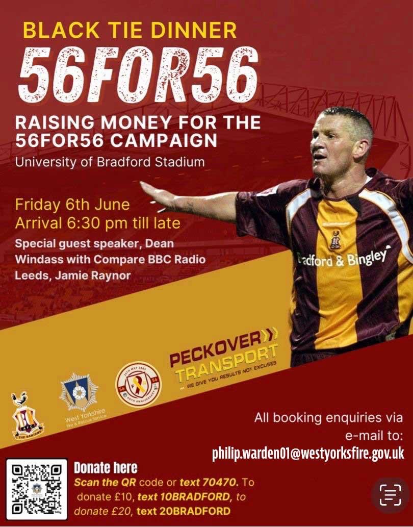 Dean Windass (@dwindass10) on Twitter photo Hope we can raise all this for the 56 🙏 Hope we can raise all this for the 56 🙏