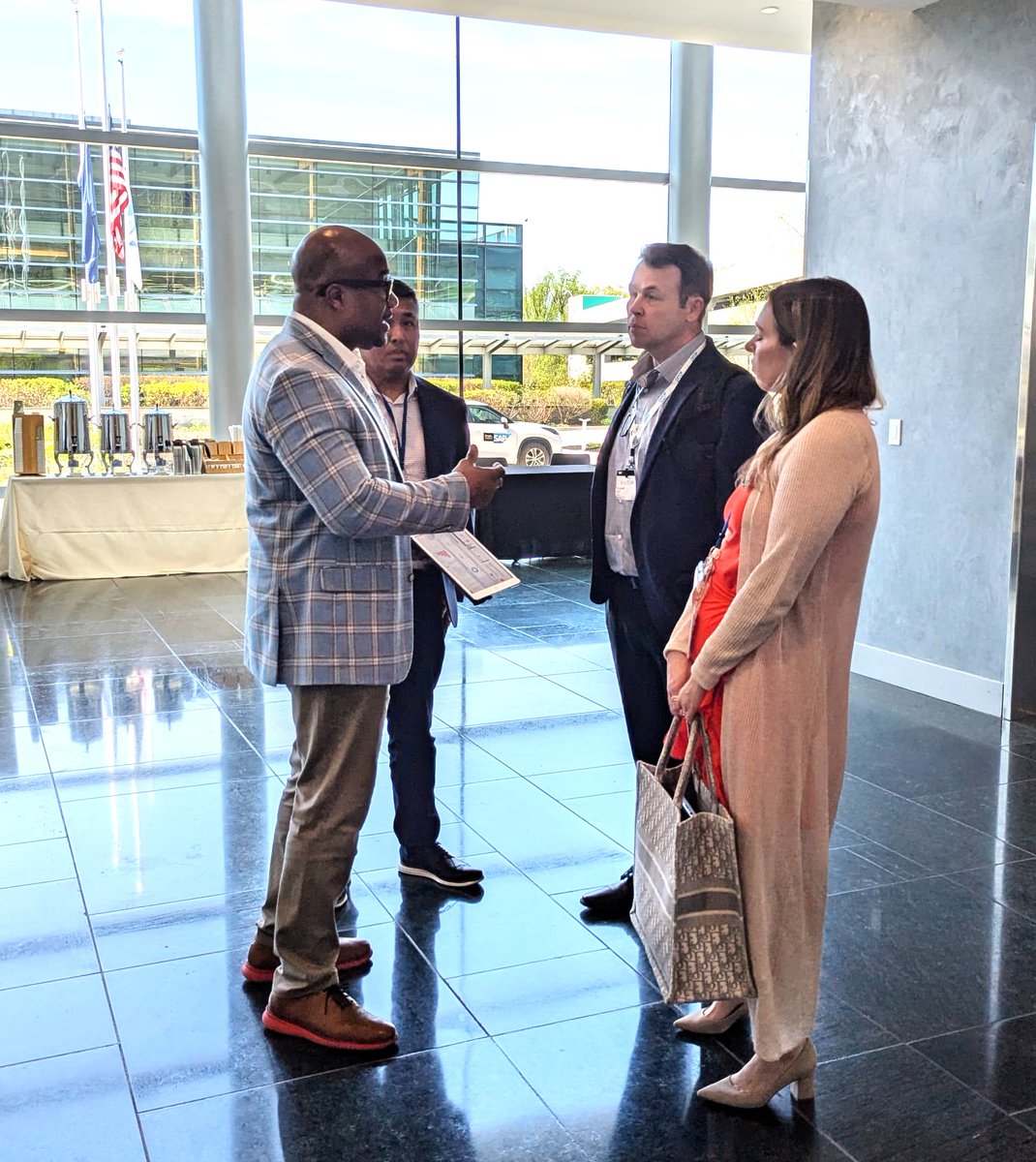 CraveInfotech's tweet image. Day 2 at SAP’s Newtown Square campus was a blast!

Great to have Gates Corporation on stage as they shared their inspiring digital transformation journey with SAP BTP.

Big thanks to Dustin McGee for sharing the journey and making it unforgettable!

#SAPBTP #CustomerSuccess