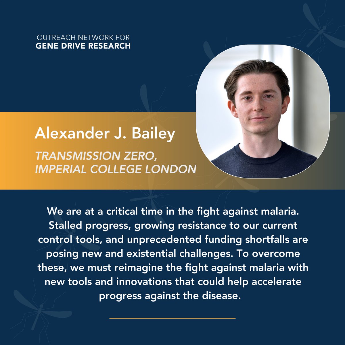 No one should die from a mosquito bite. 🦟

Alexander Bailey <a href="/transm0/">transmissionzero</a> <a href="/imperialcollege/">Imperial College London</a> explains why #innovation is key to ensure #MalariaEndsWithUs🔬⬇️

#WMD2025