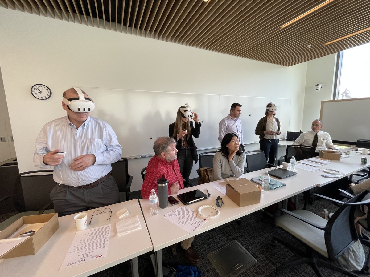 NORDTECHub's tweet image. Our @NORDTECHub team had fun yesterday at @Cornell for an immersive VR Demo. Thanks to @CornellCNF and @CTICornell for hosting a day full of innovation, as we explored how XR, VR & AR can shape the future of education and help train tomorrow’s high-tech workforce!🚀