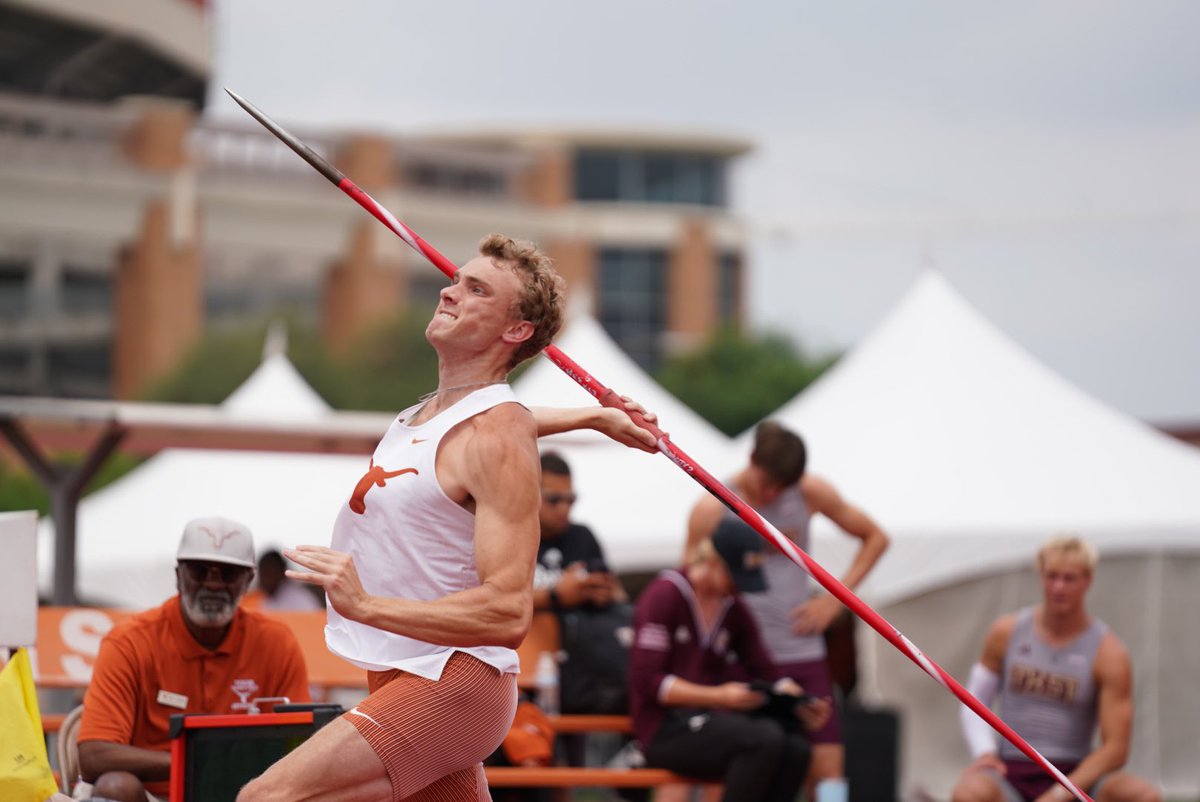 Texas Invitational | M Javelin 

6. Tyler Cooper - 51.91m (170-3) 

#FloKnows x #HookEm