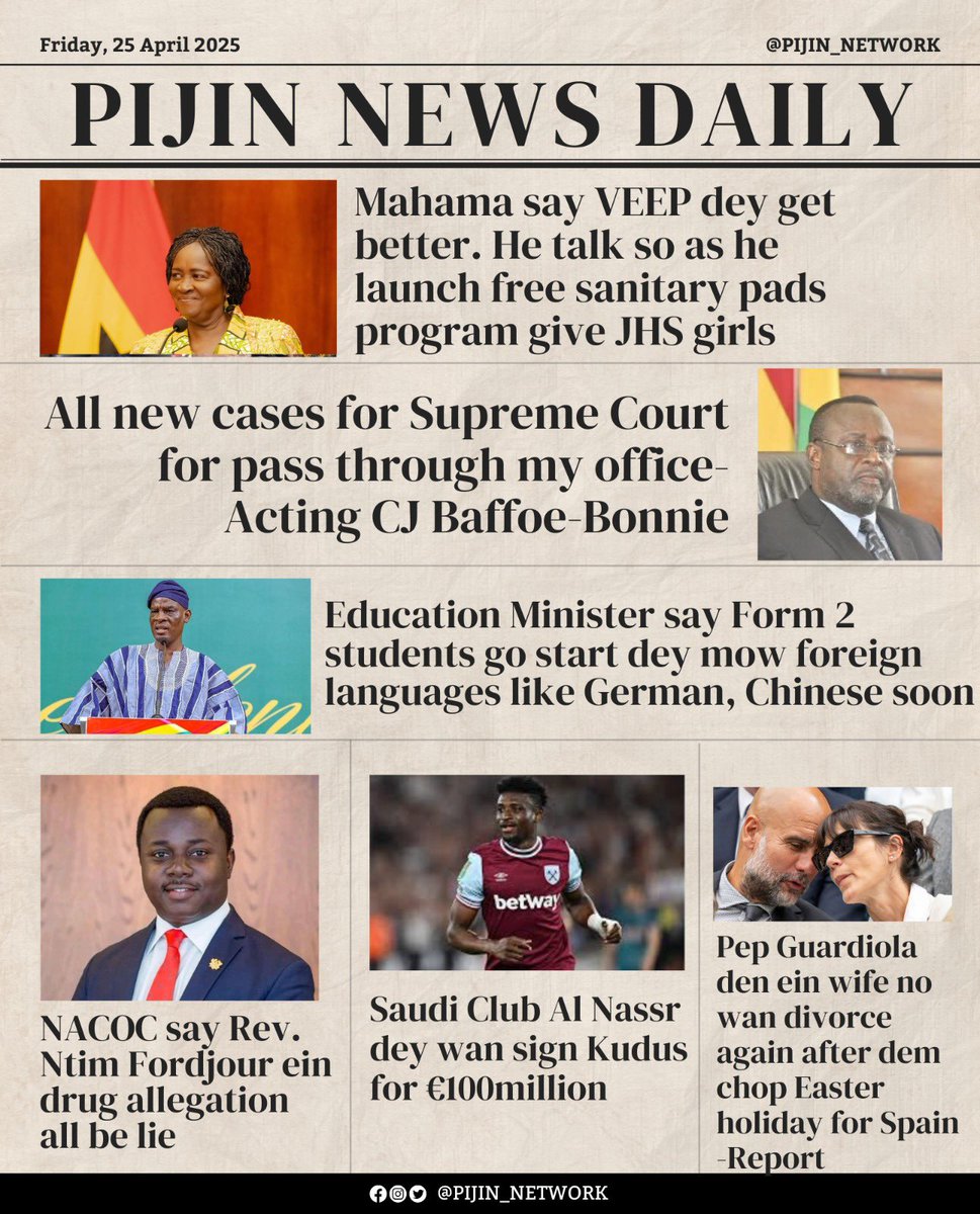 Today ein news
#PijinNews 
#PijinNetwork