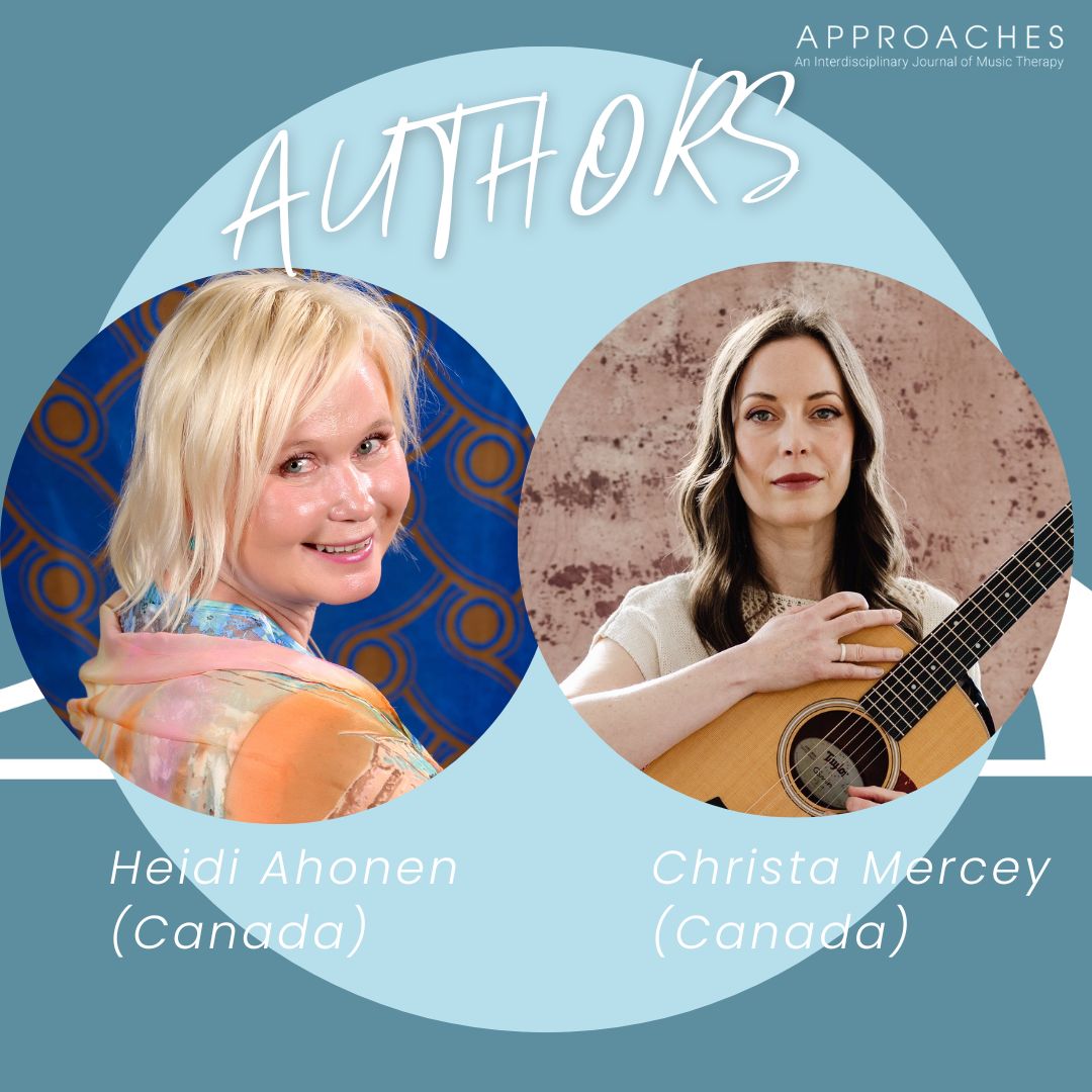 New article publication:
A first-person phenomenological pilot case study exploring the efficacy of using whole-body low frequency sound vibration to treat stress and anxiety

Christa Mercey | Heidi Ahonen
⤵️
journals.qmu.ac.uk/approaches/art…

#ApproachesJournal #MusicTherapy #Anxiety