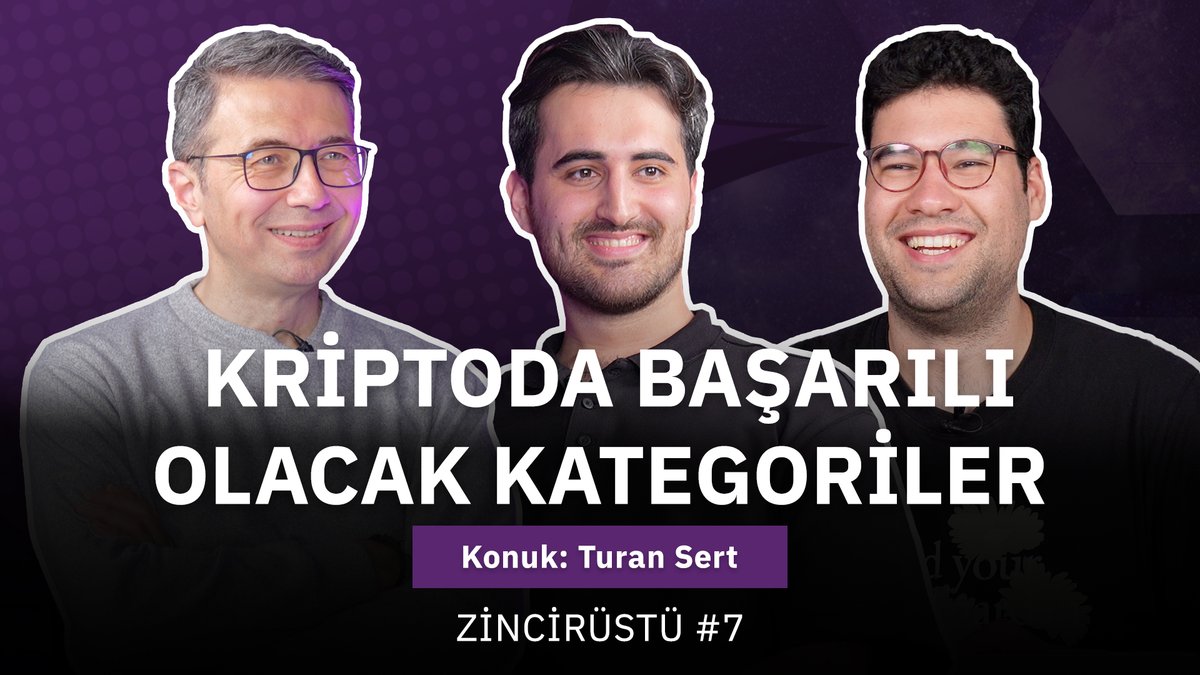 Fintables (@fintables) on Twitter photo Bu hafta Zincirüstü’nde Selim Çetiner ve Yiğit Oğuz’un konuğu Turan Sert oldu. <a href="/selim_jpeg/">Selim C 🦇🔊 🦣</a> <a href="/alamaluu/">Alamalu</a> <a href="/turansert/">Turan Sert</a> <a href="/FintablesKripto/">Fintables Kripto</a>
İşler kötüye giderken hangi projeler ayakta kaldı? Yeni dönemin oyuncularını hangi kategorilerde göreceğiz? yeni alfalar ve daha fazlası👇 Bu hafta Zincirüstü’nde Selim Çetiner ve Yiğit Oğuz’un konuğu Turan Sert oldu. <a href="/selim_jpeg/">Selim C 🦇🔊 🦣</a> <a href="/alamaluu/">Alamalu</a> <a href="/turansert/">Turan Sert</a> <a href="/FintablesKripto/">Fintables Kripto</a>
İşler kötüye giderken hangi projeler ayakta kaldı? Yeni dönemin oyuncularını hangi kategorilerde göreceğiz? yeni alfalar ve daha fazlası👇