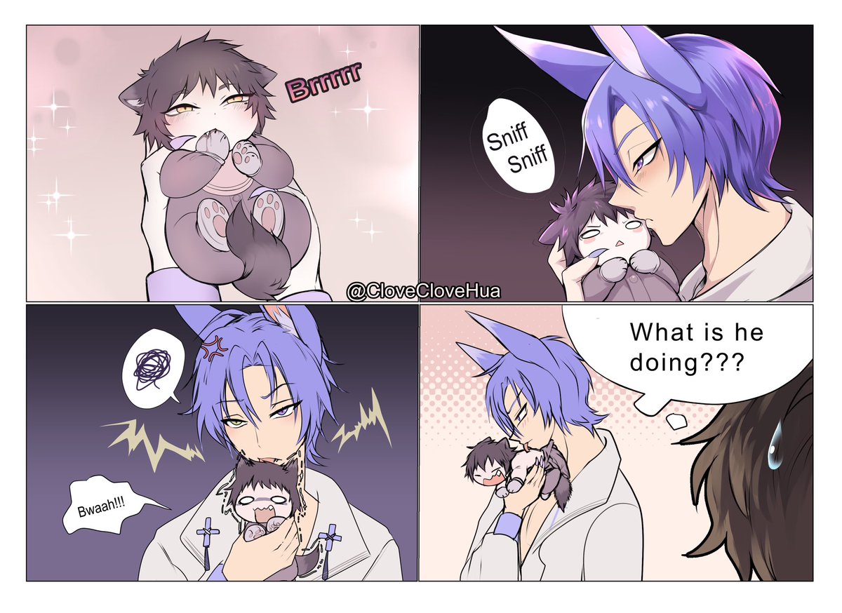 “My son smells weird”

Kuya being a Yokai father

#NUcarnival  #fanart #fancomic