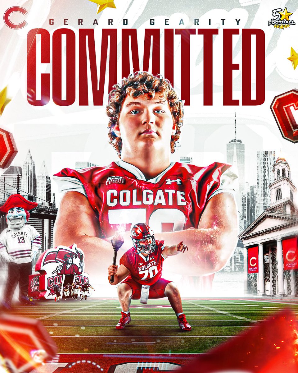 Gerard Gearity (@gerard_gearity) on Twitter photo Blessed to announce my commitment to continue my athletic and academic career at Colgate University, a school that excels in both.<a href="/Colgate/">Colgate Smile</a> <a href="/CoachGerbino/">Joe Gerbino</a> <a href="/CoachRotch/">Patrick Rotchford</a> <a href="/_CoachFitz/">Curt Fitzpatrick</a> <a href="/Coach_McCrann/">Dalton McCrann</a> <a href="/trenchmenAC/">Aaron Tank Jones</a> <a href="/chadmavety55/">Coach Chad Mavety</a> <a href="/Coach_JGill/">Jacob Gill</a> <a href="/CoachBroomfield/">Corey Broomfield</a> <a href="/5StarFBRecruits/">5 Star Football Recruiting</a> <a href="/coach_hadac/">Coach Isaac</a> Blessed to announce my commitment to continue my athletic and academic career at Colgate University, a school that excels in both.<a href="/Colgate/">Colgate Smile</a> <a href="/CoachGerbino/">Joe Gerbino</a> <a href="/CoachRotch/">Patrick Rotchford</a> <a href="/_CoachFitz/">Curt Fitzpatrick</a> <a href="/Coach_McCrann/">Dalton McCrann</a> <a href="/trenchmenAC/">Aaron Tank Jones</a> <a href="/chadmavety55/">Coach Chad Mavety</a> <a href="/Coach_JGill/">Jacob Gill</a> <a href="/CoachBroomfield/">Corey Broomfield</a> <a href="/5StarFBRecruits/">5 Star Football Recruiting</a> <a href="/coach_hadac/">Coach Isaac</a>