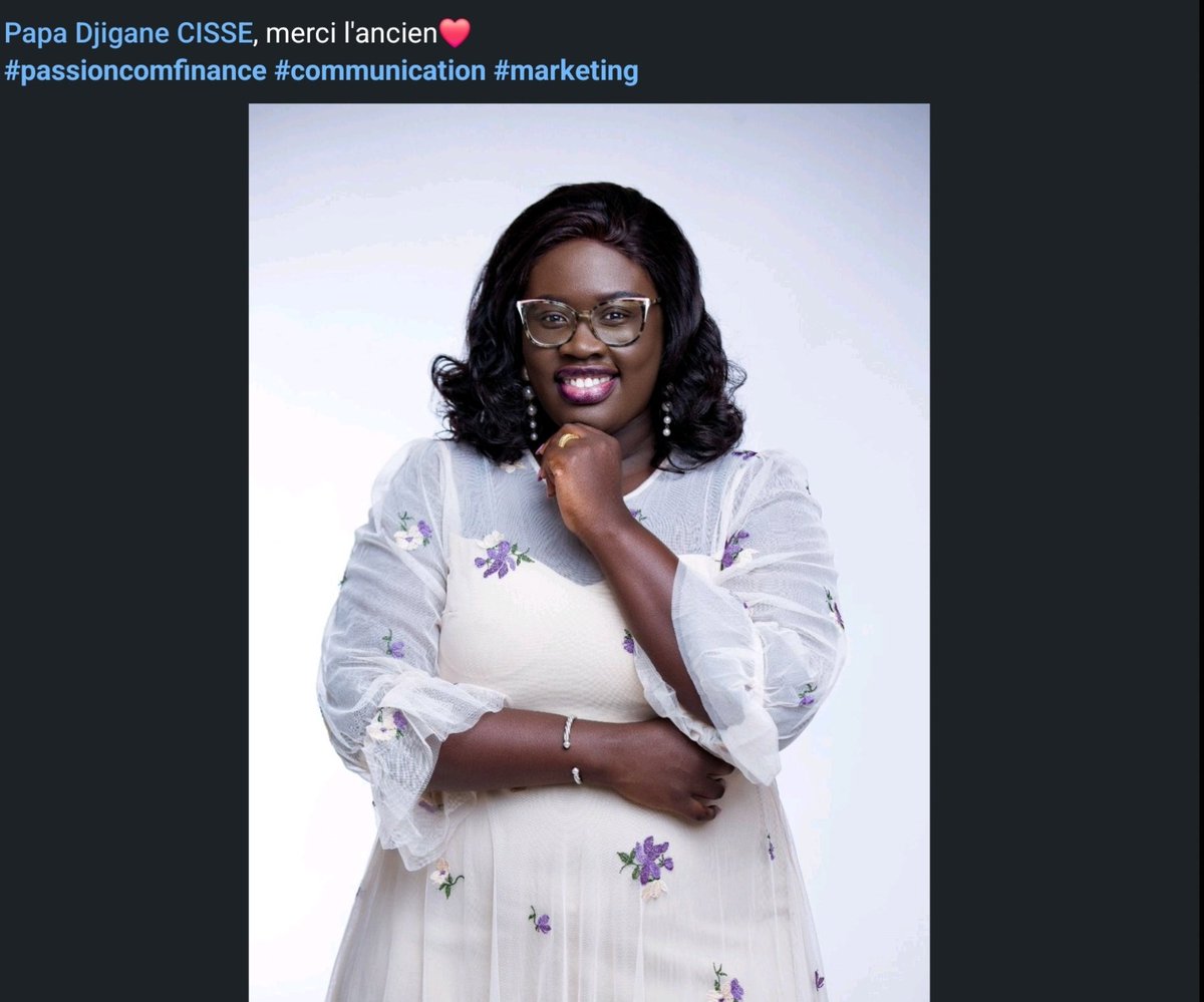 My litte sister, one of my greatest sources of pride. 

TAAW sera éternellement fier de toi, THIAT.
WE FIGHT! KEEP ON SHINING! CISSE #LEBOU

PS: et <a href="/CisseDiene/">Léboue&Seerer🧡🇸🇳</a> arrête de m'appeler "l'ancien" (même si dou ma sa morom). Façon sa morom (Rama) di na la kong de ma part, Inayah yegg sa