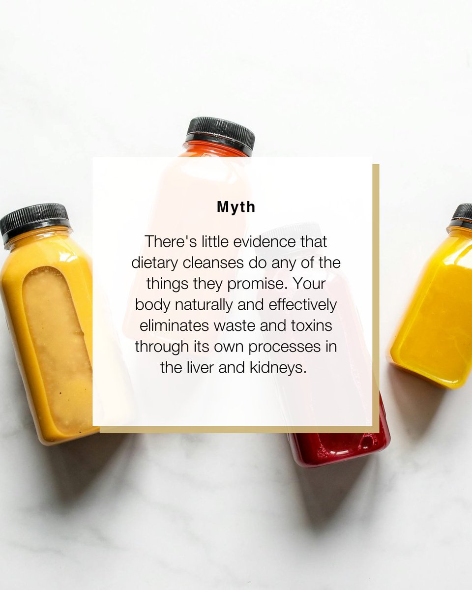 Do detox diets actually work? You might be surprised by what the experts say. Swipe for the truth ➡️  #MythOrFactFridays