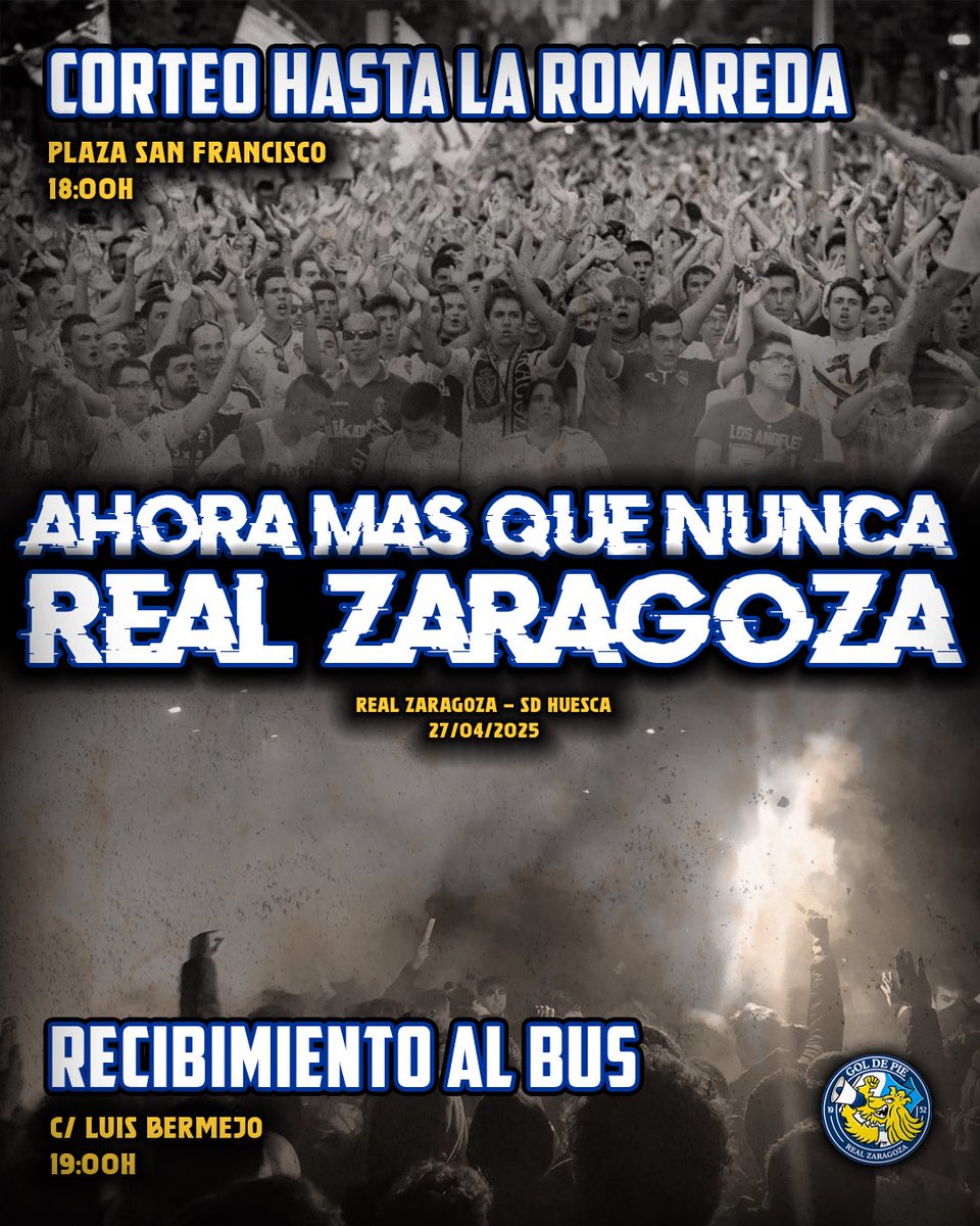 !𝐀𝐇𝐎𝐑𝐀 𝐌𝐀́𝐒 𝐐𝐔𝐄 𝐍𝐔𝐍𝐂𝐀!

ℂ𝕆ℝ𝕋𝔼𝕆 18h Plaza San Francisco
ℝ𝔼ℂ𝕀𝔹𝕀𝕄𝕀𝔼ℕ𝕋𝕆 19h C/Luis Bermejo