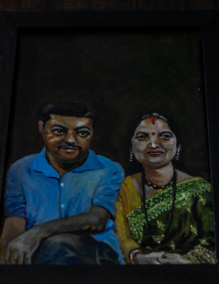 DipakAartist's tweet photo. Directly DM! me for Portraits.
Or Any Painting.
Commissions are Open.
•A Portrait of a Couple–(2025) Commissioned Artwork Oil on Linen (14X18) in inches.
•Painter- @DipakAartist
#portrait #oilpainting #commissionartwork #couple #dipakaartist #art #painting #Camlin https://t.co/dDHXtLwGPs