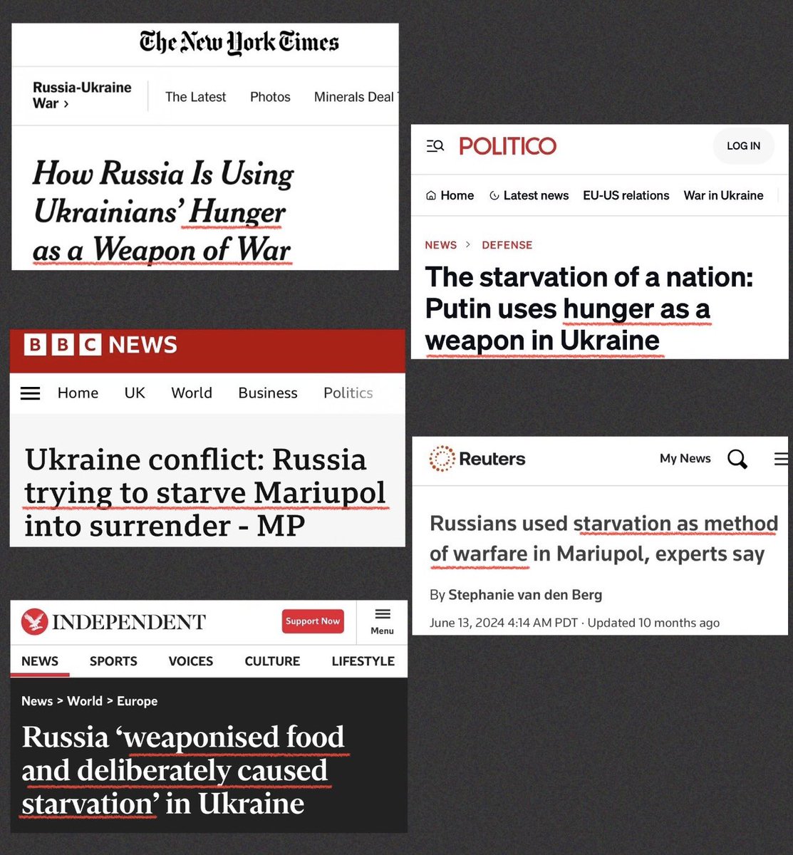 AssalRad's tweet image. 🇷🇺: Hunger as weapon     🇮🇱: Food runs out